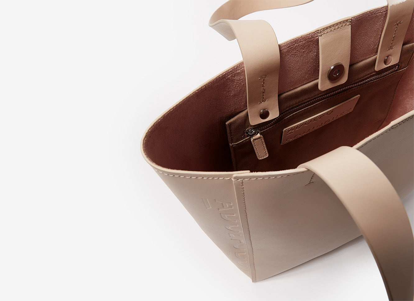 Stone Vertical Shopper With Smooth Finish