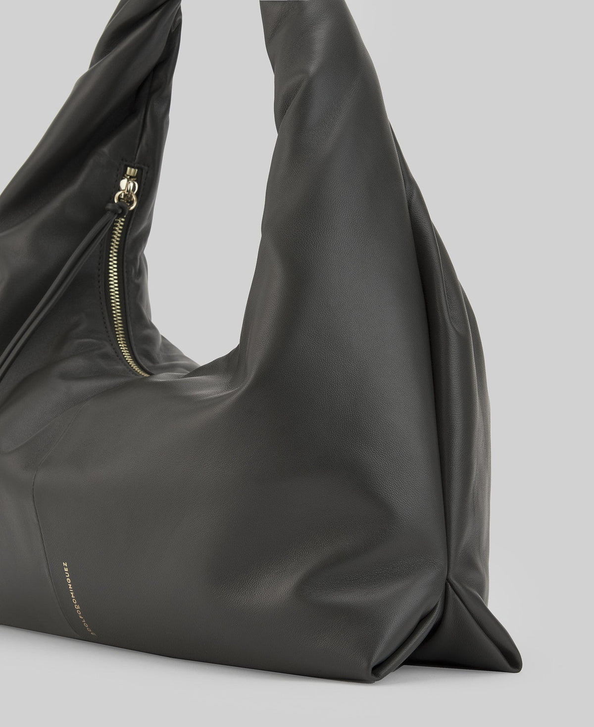 Large Nube bag woman in dark grey