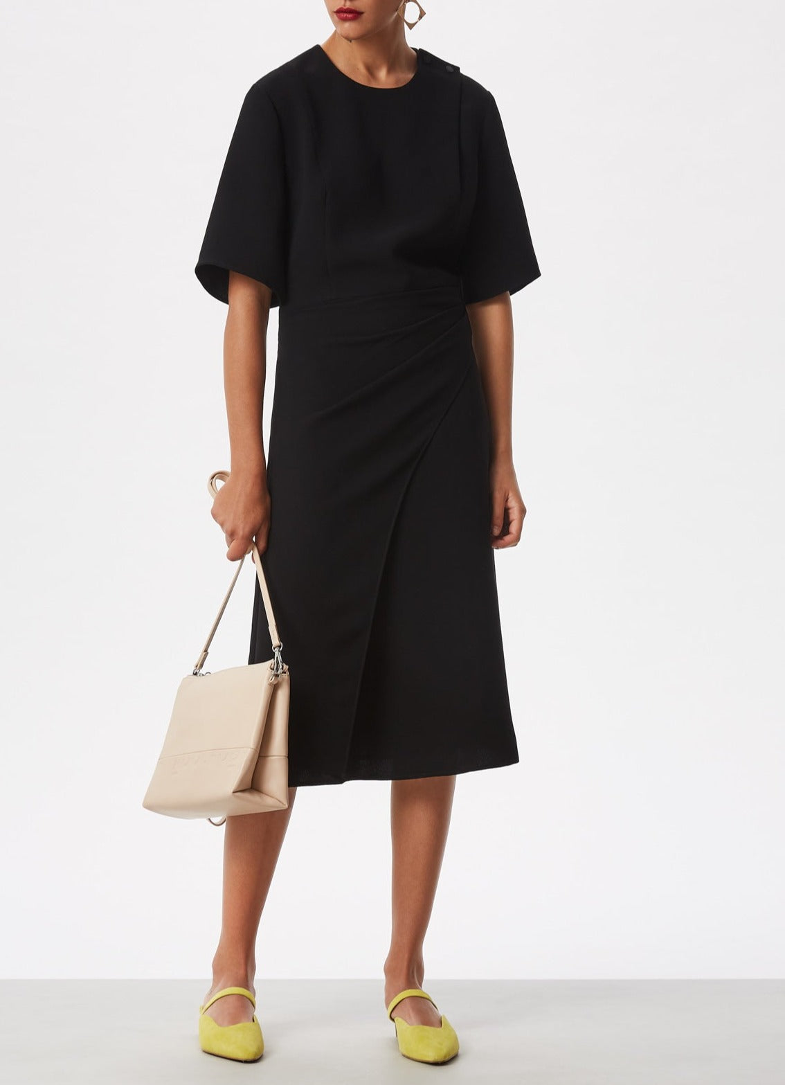Stone Clutch Bag With Smooth Finish