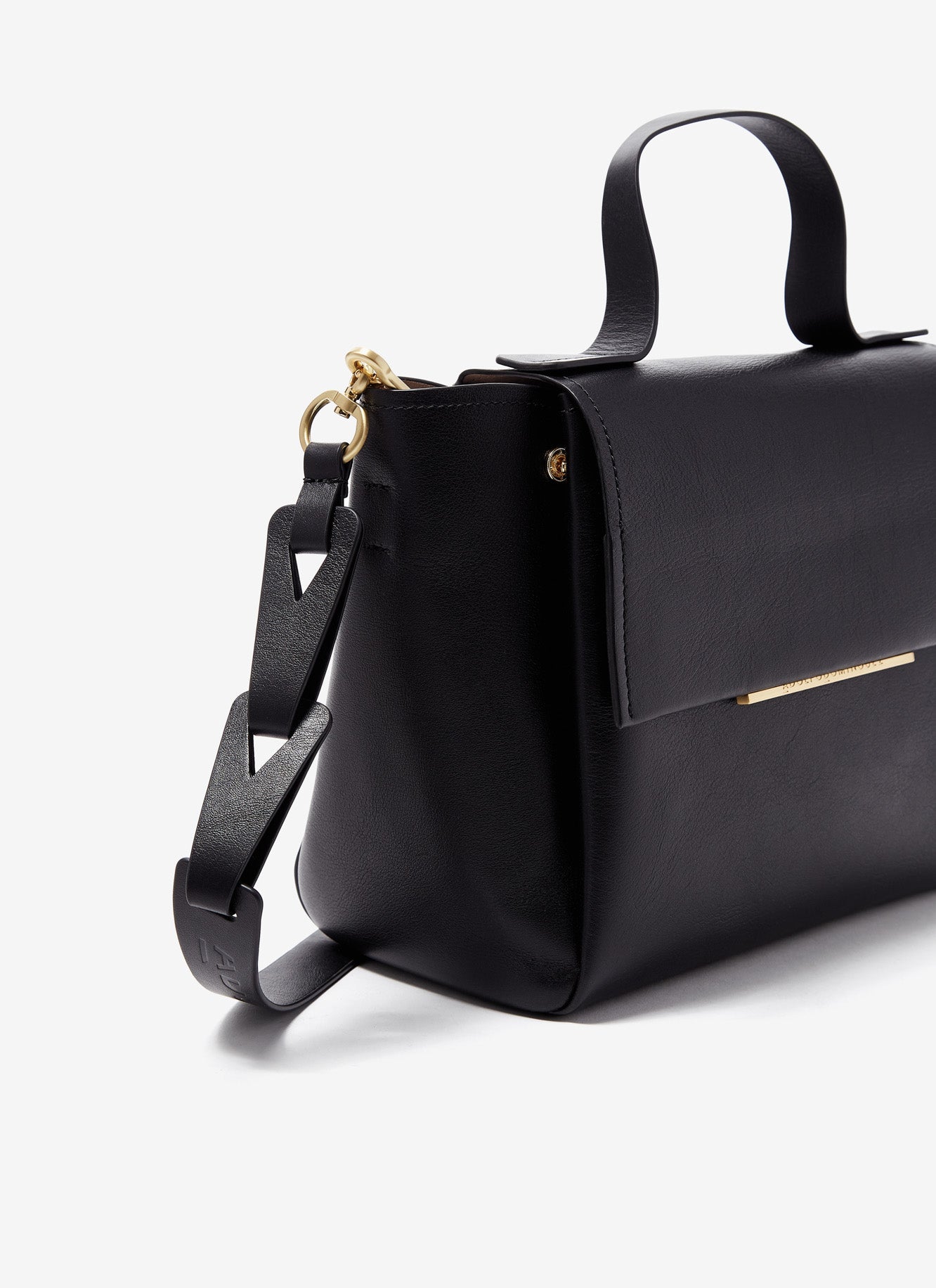 Black Vachetta Leather Lady Bag