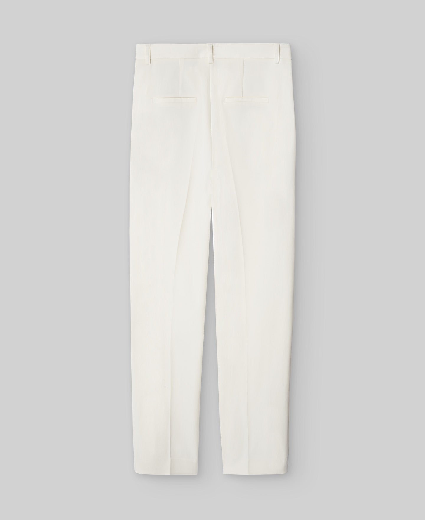 Ecru ankle-length trousers woman in ecru