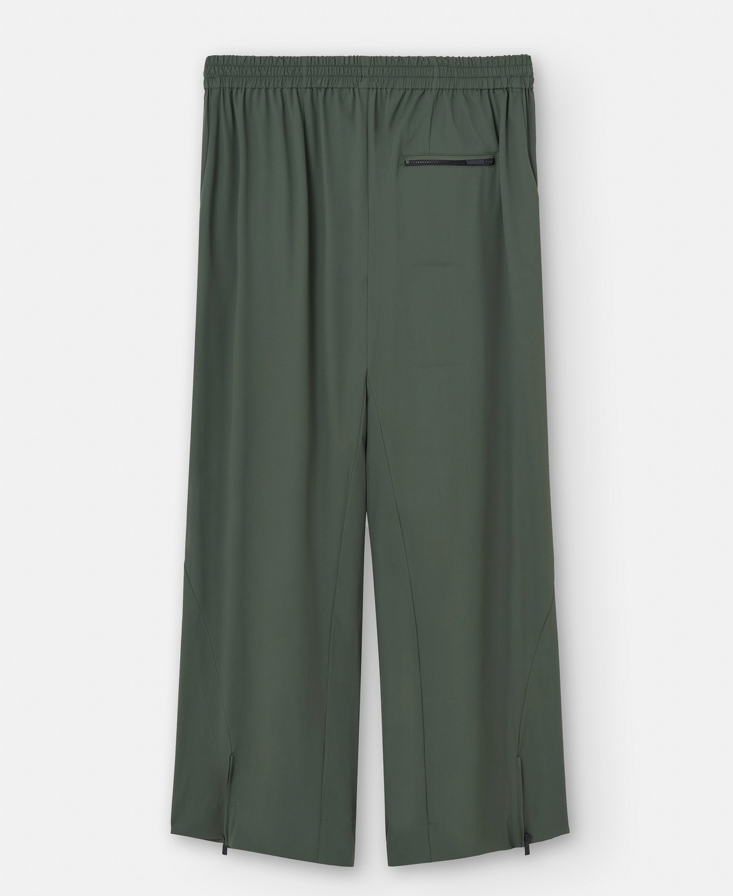Dark Green Recycled Nylon Sport Trousers