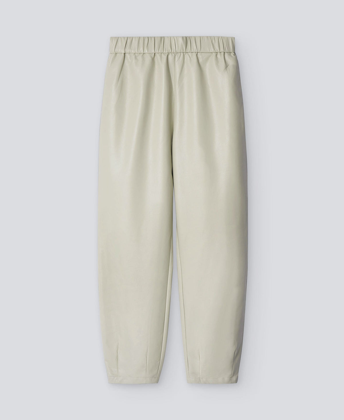 Taupe Beige Leather Non Leather Jogger