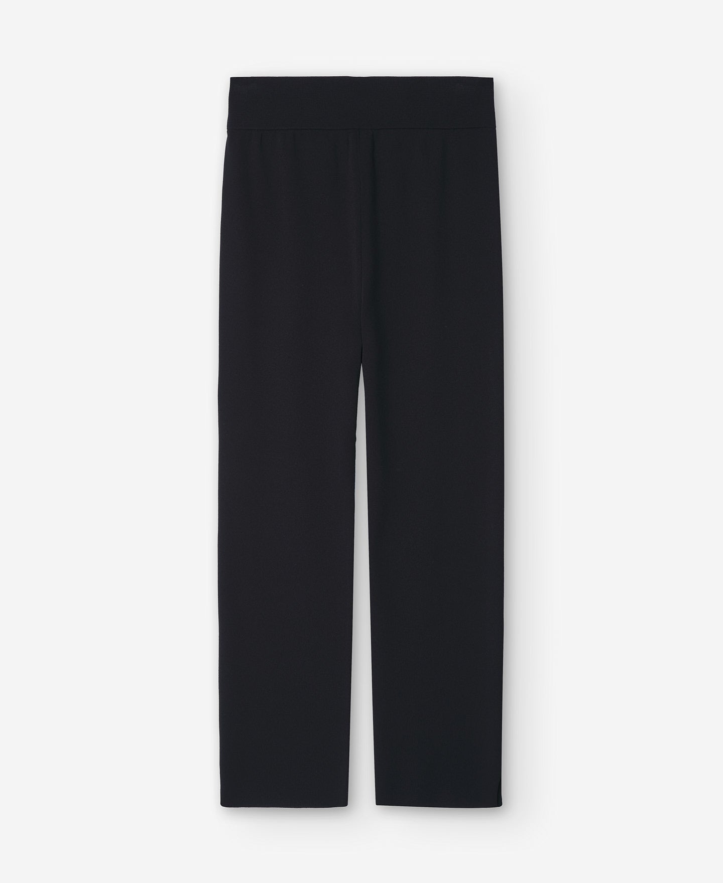 Black Knitted Trousers For Women