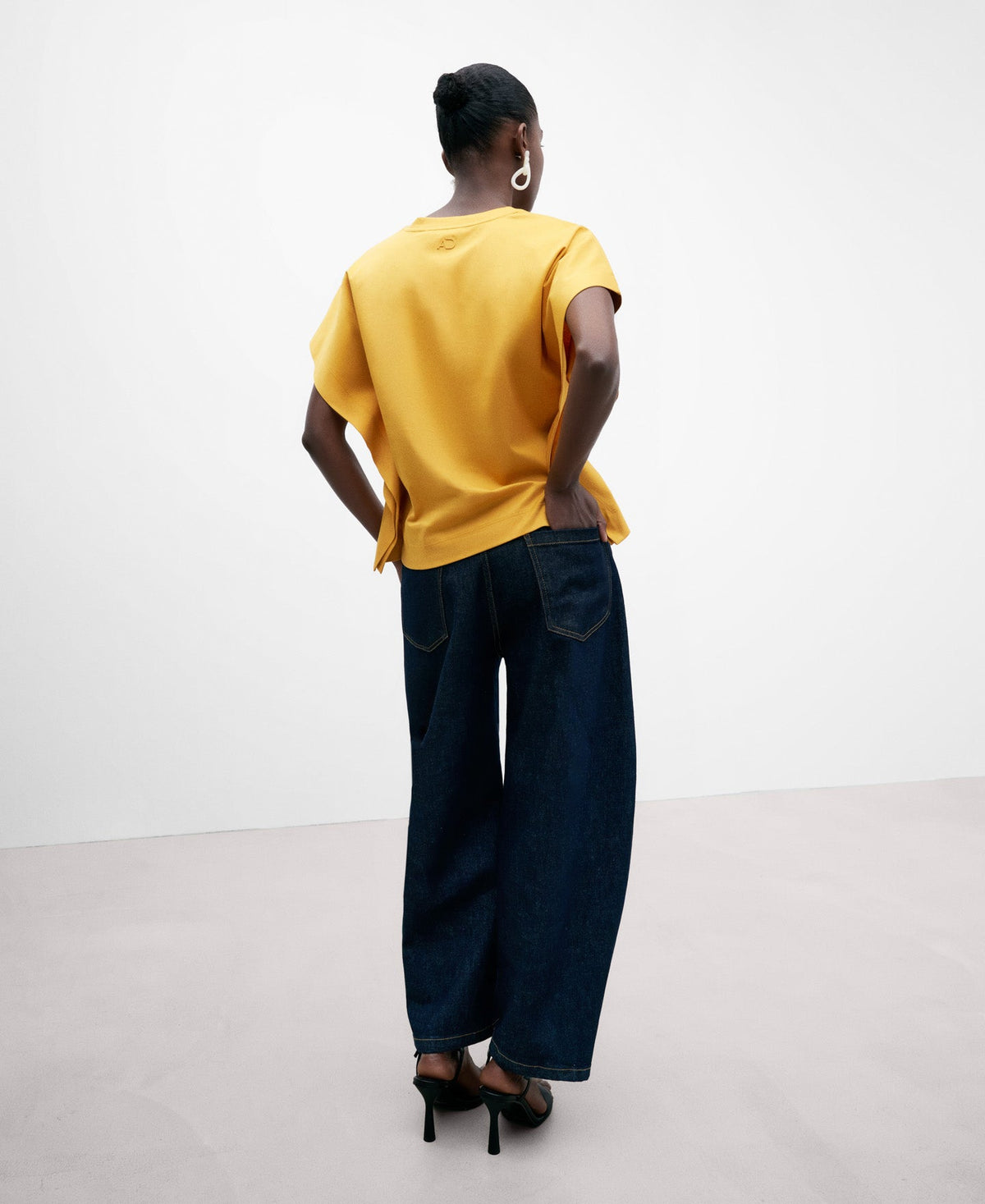 Women's Fluid Mustard T-Shirt
