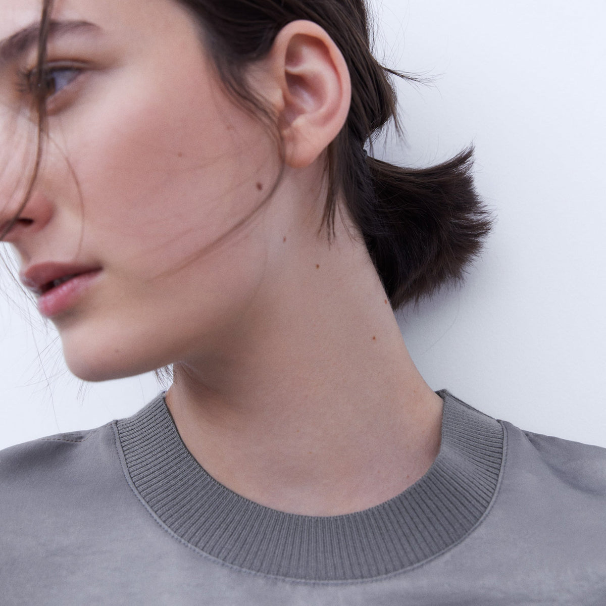 Adolfo Dominguez Grey Tee