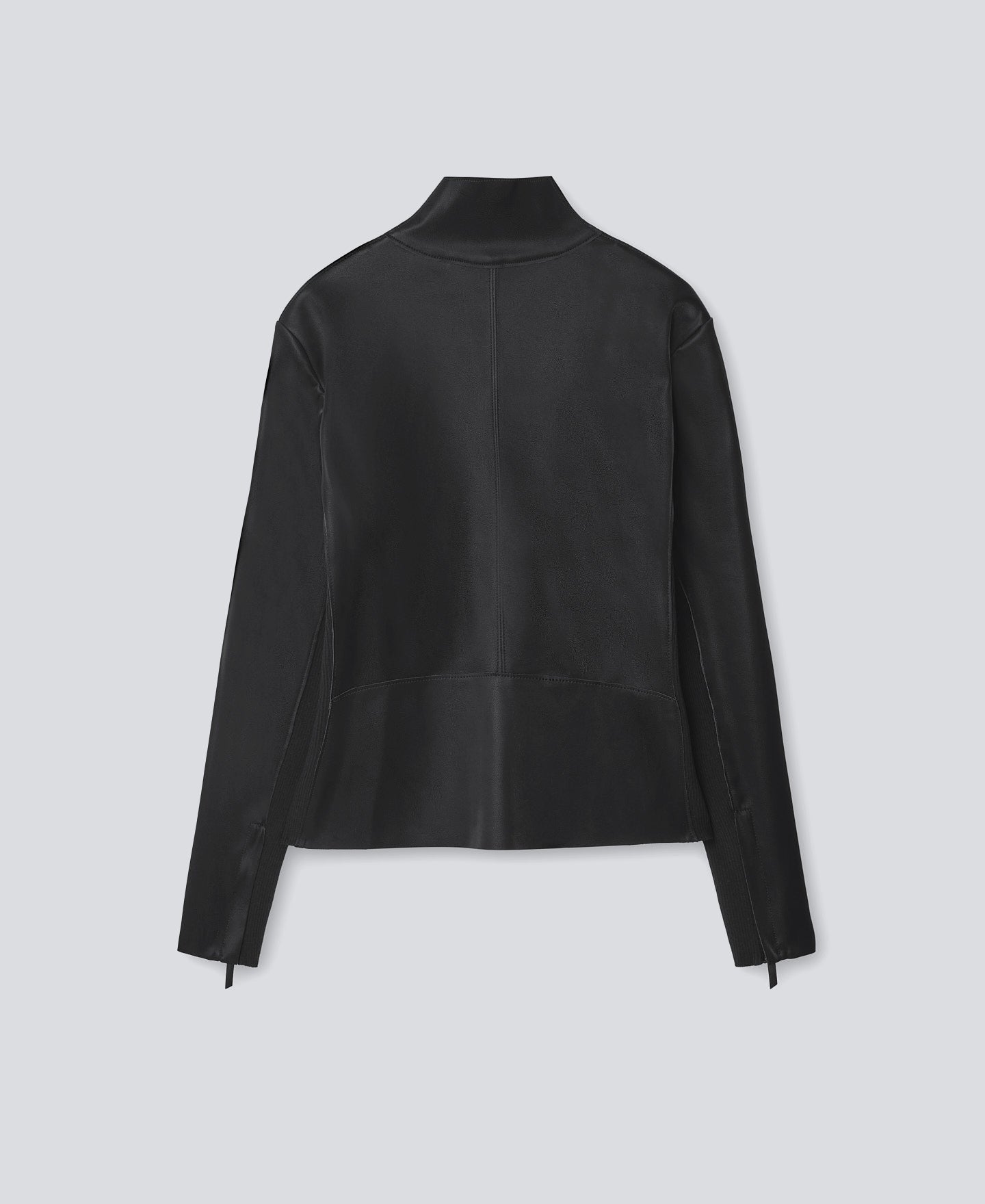 Black Fitted Biker Jacket Woman