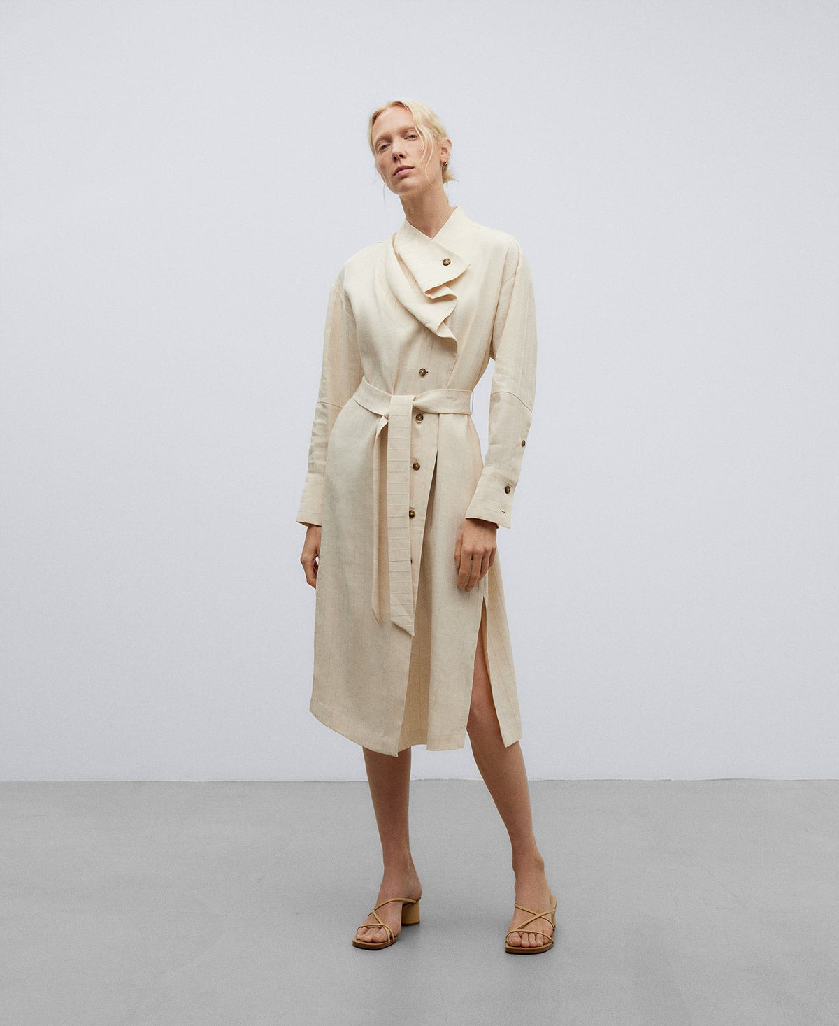 Light Cream Midi Dress