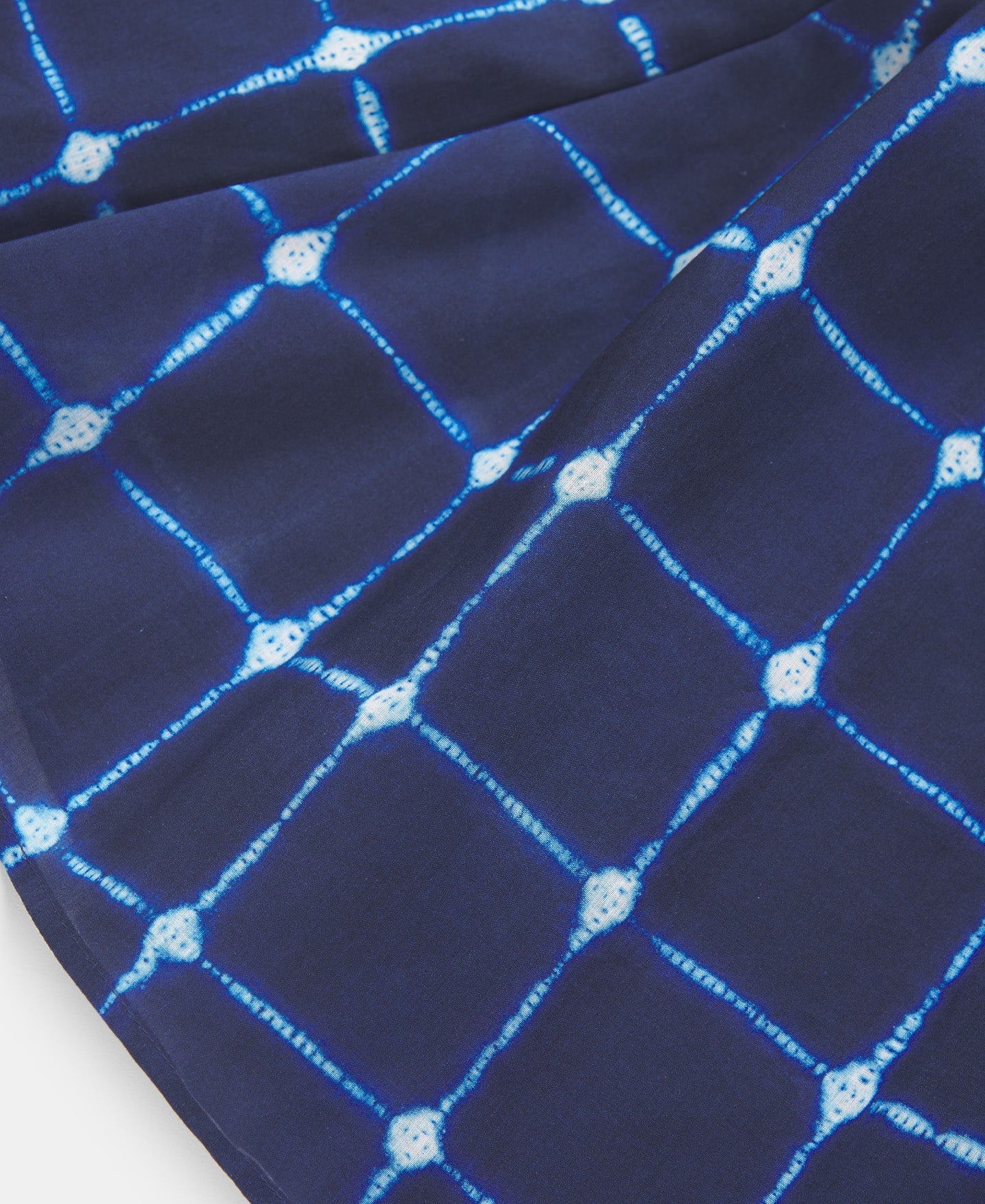 Blue Print V-Necline Printed Midi Dress