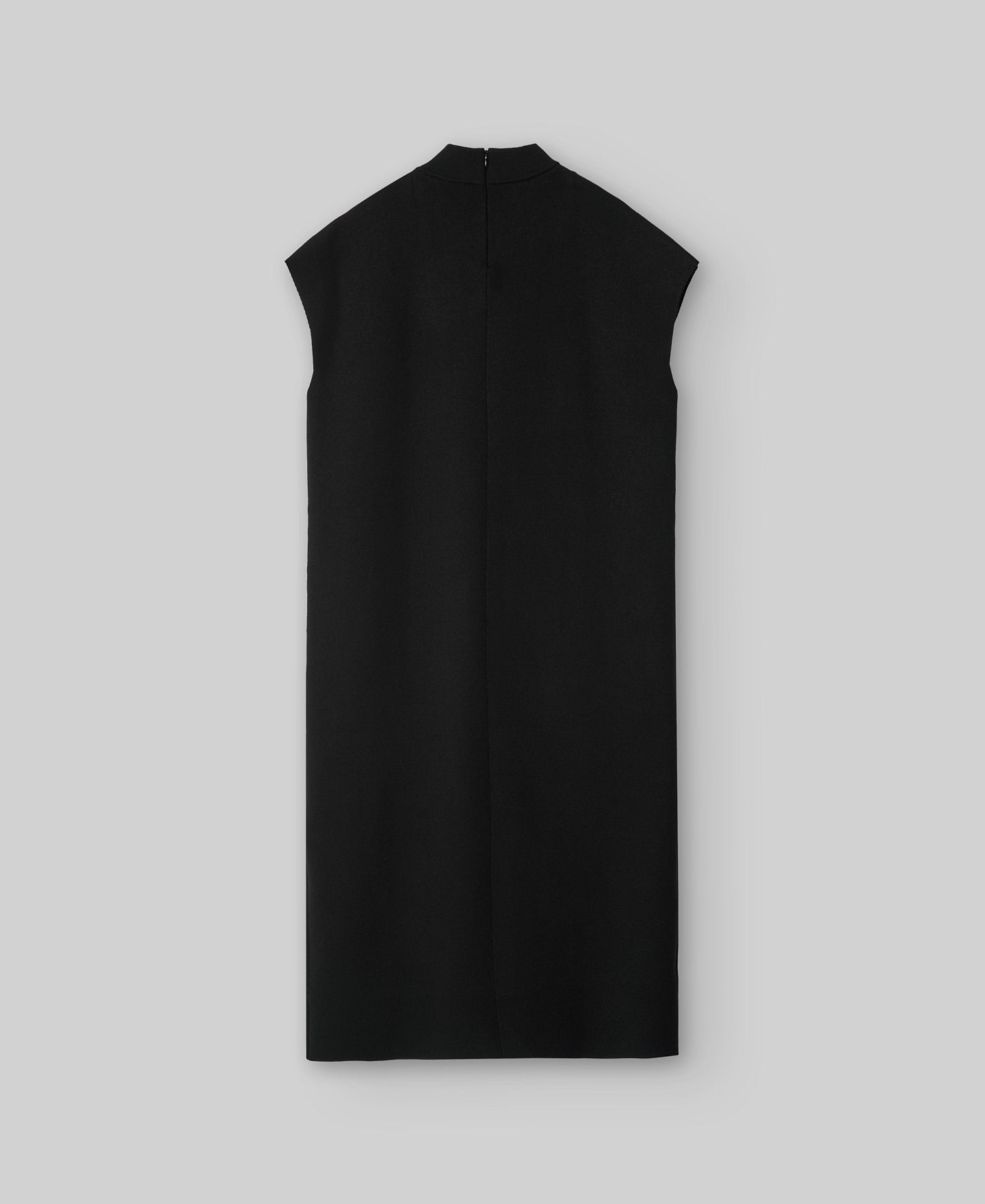 Knit Panel Dress in Black