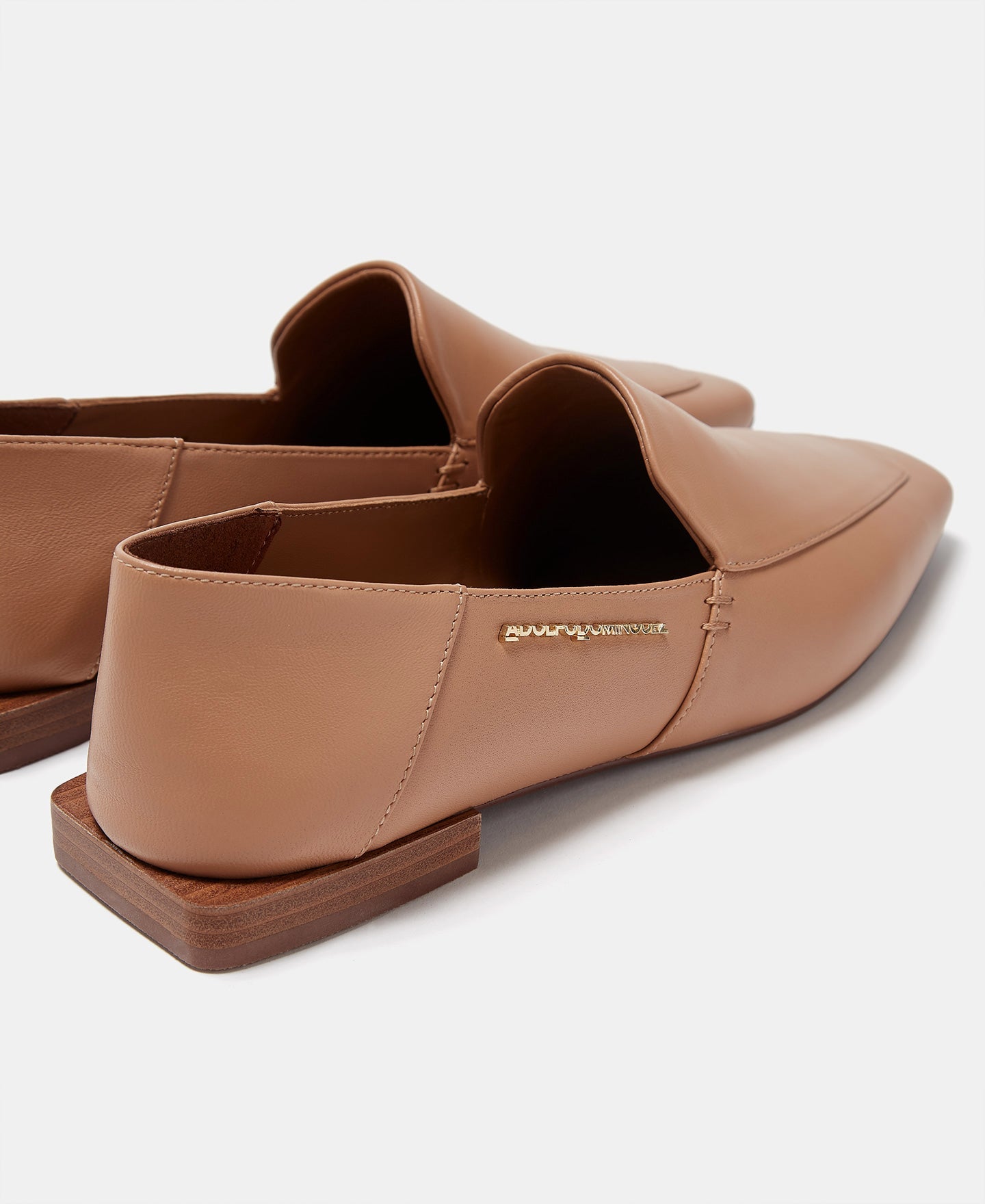 Nude Bovine Leather Moccasin