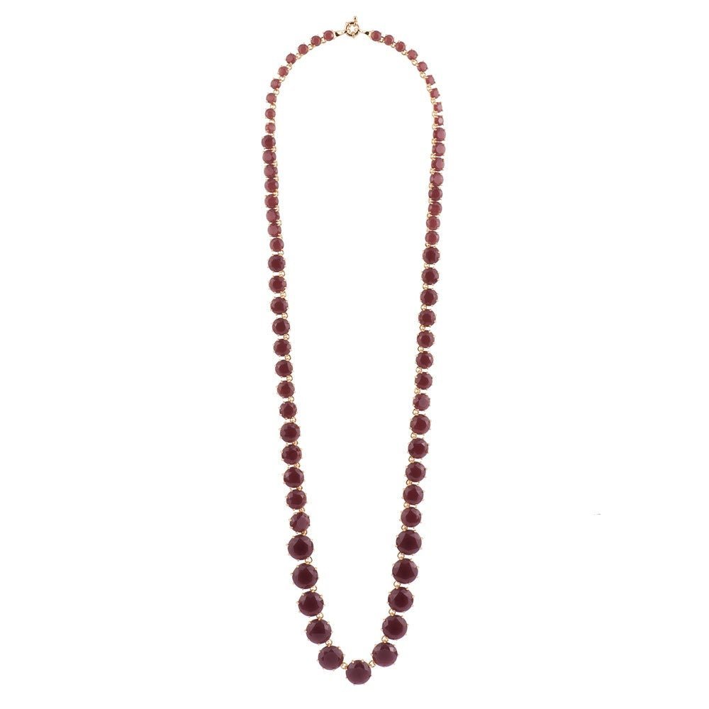 La Diamantine Aurore Purple Necklace | ACLD3191