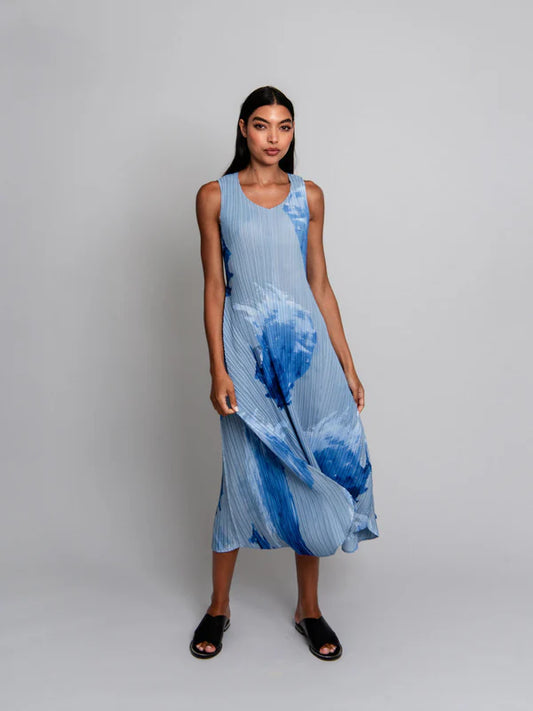Alquema | Long Estrella Dress / Splash
