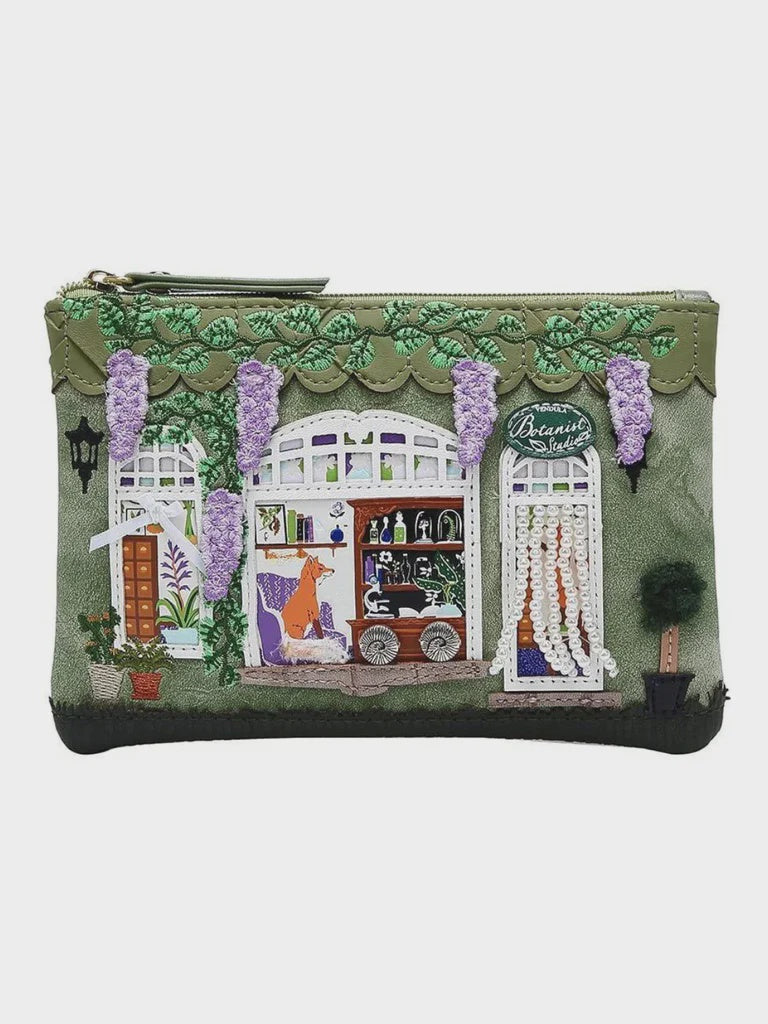 The Botanist Zipper Key Coin Purse