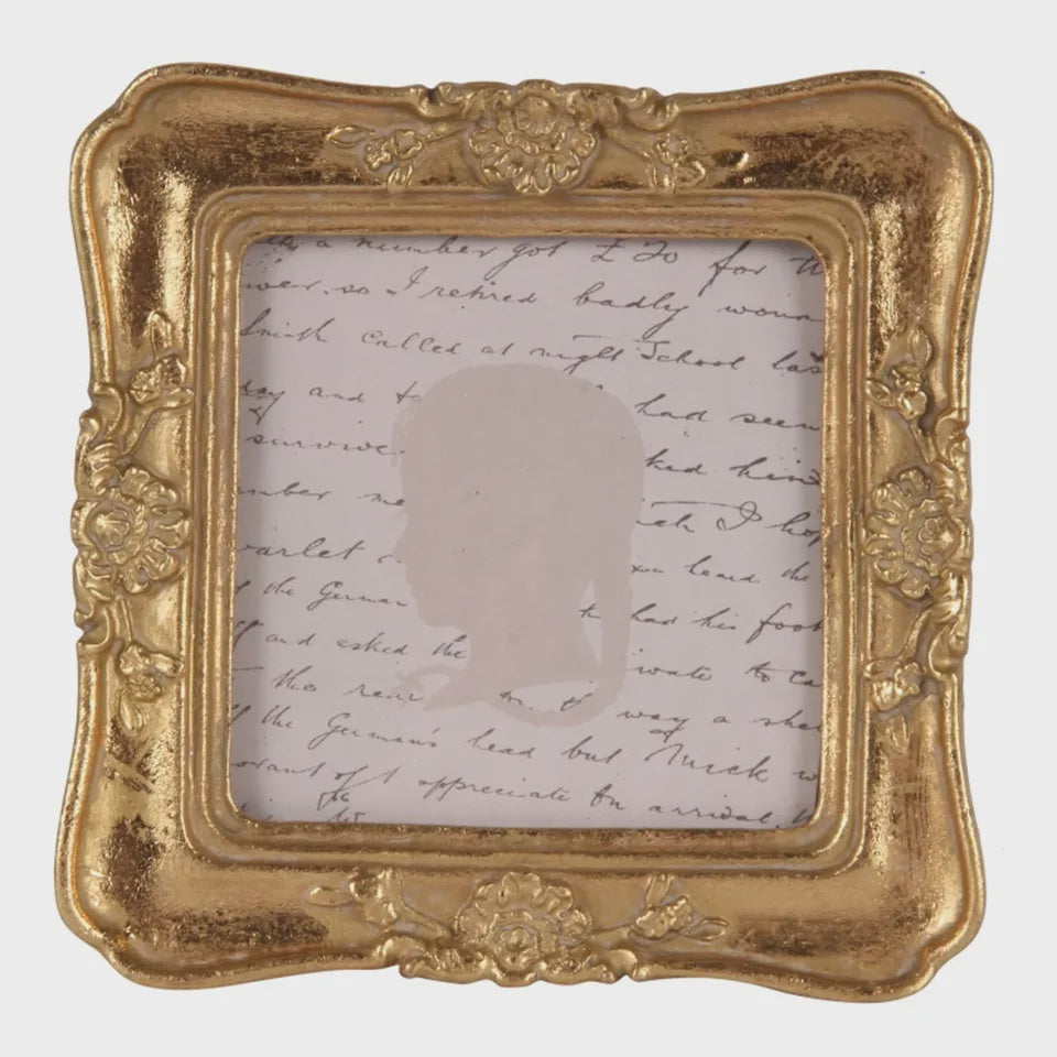 Baroque Gold Square Photo Frame 10.5 cm