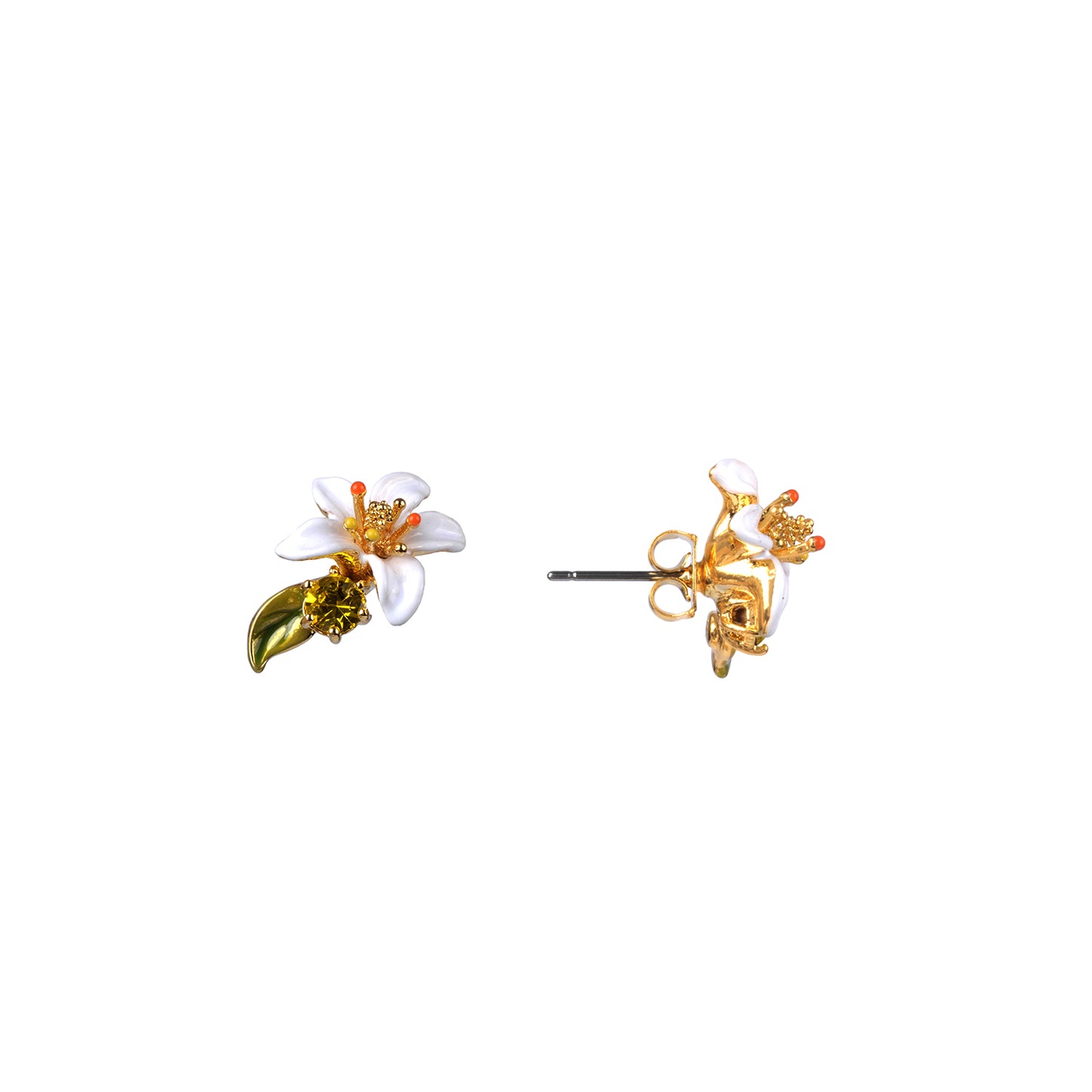 Orange Blossom Tube Earrings | ABJP113/1