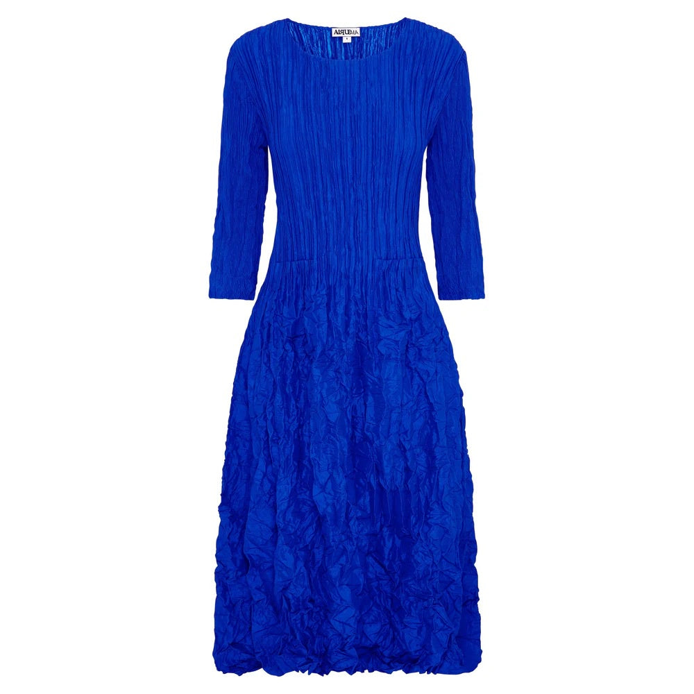 Alquema | 3/4 Sleeve Smash Pocket Dress / Royal