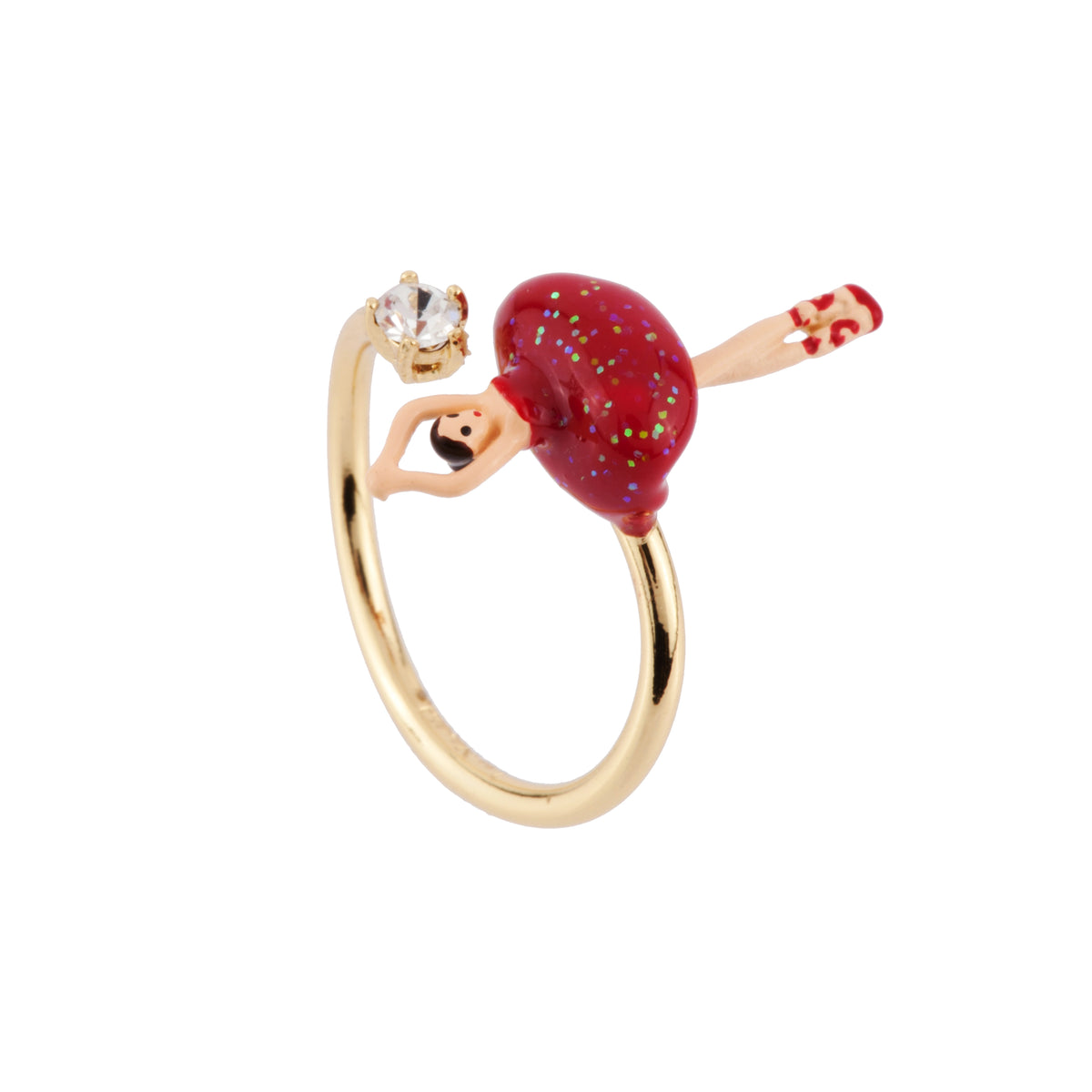 Mini Pas De Deux Mini Ballerina Red Rings | AFMDD6016
