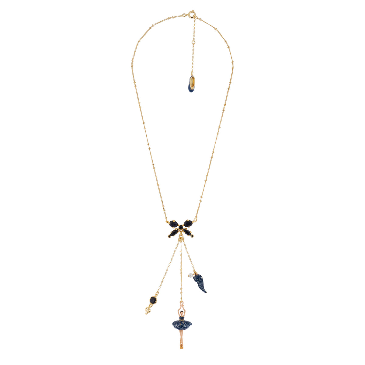Pas De Deux Multi-Éléments Midnight Blue Necklace | AGDD3021