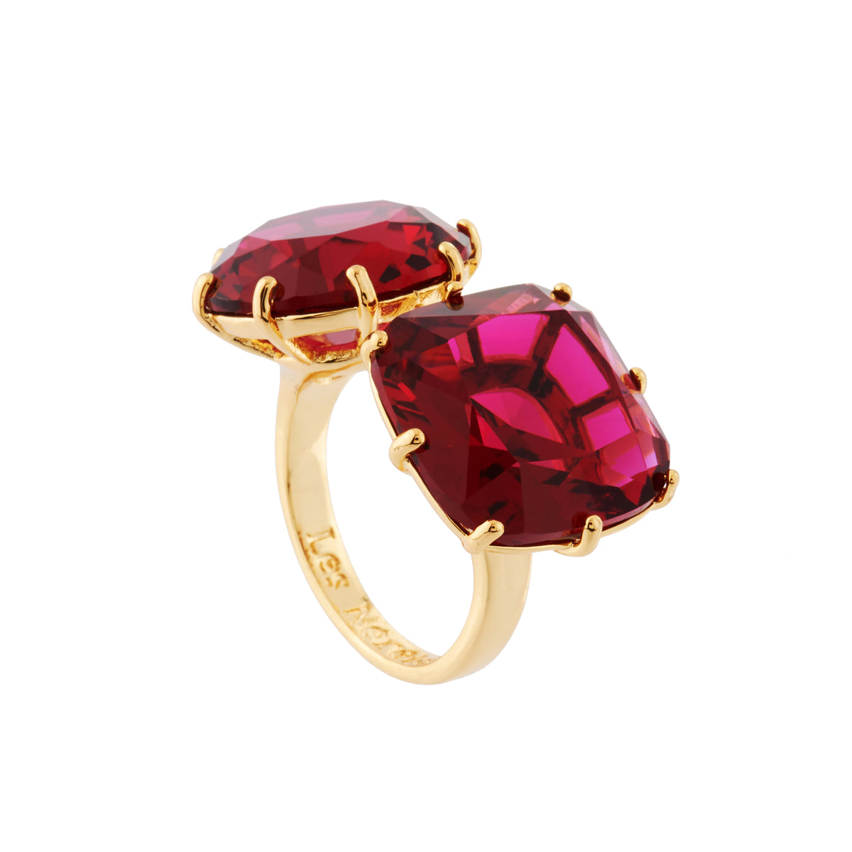 La Diamantine 2 Big Stones Grenadine Rings | AHLD6112
