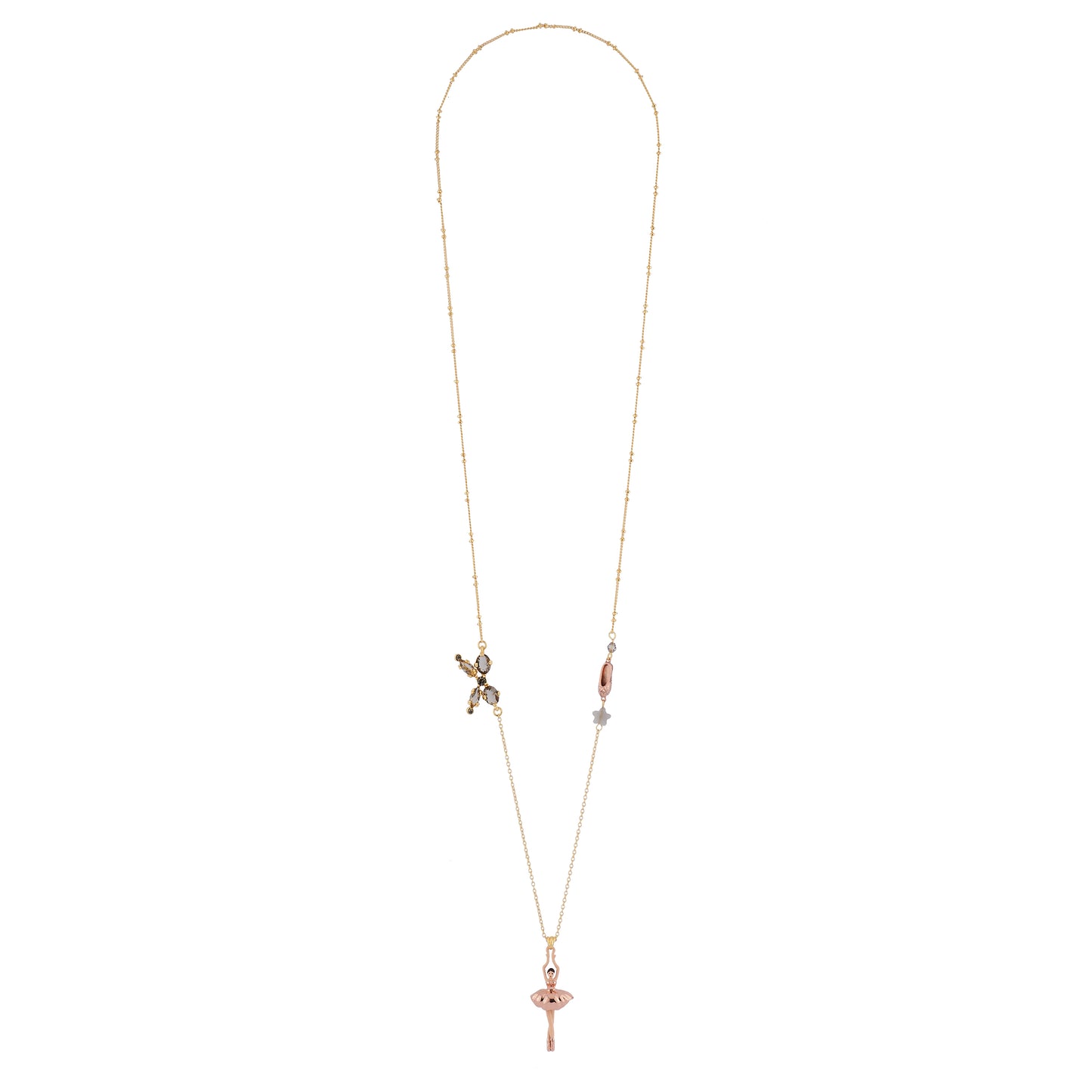 Pas de Deux Pink Gold Necklace | AIDD3162