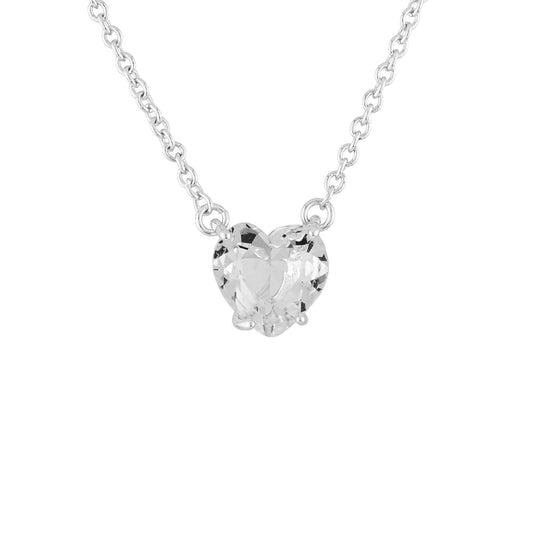 Silver Hearthstone La Diamantine Pendant Necklace | AILD3533