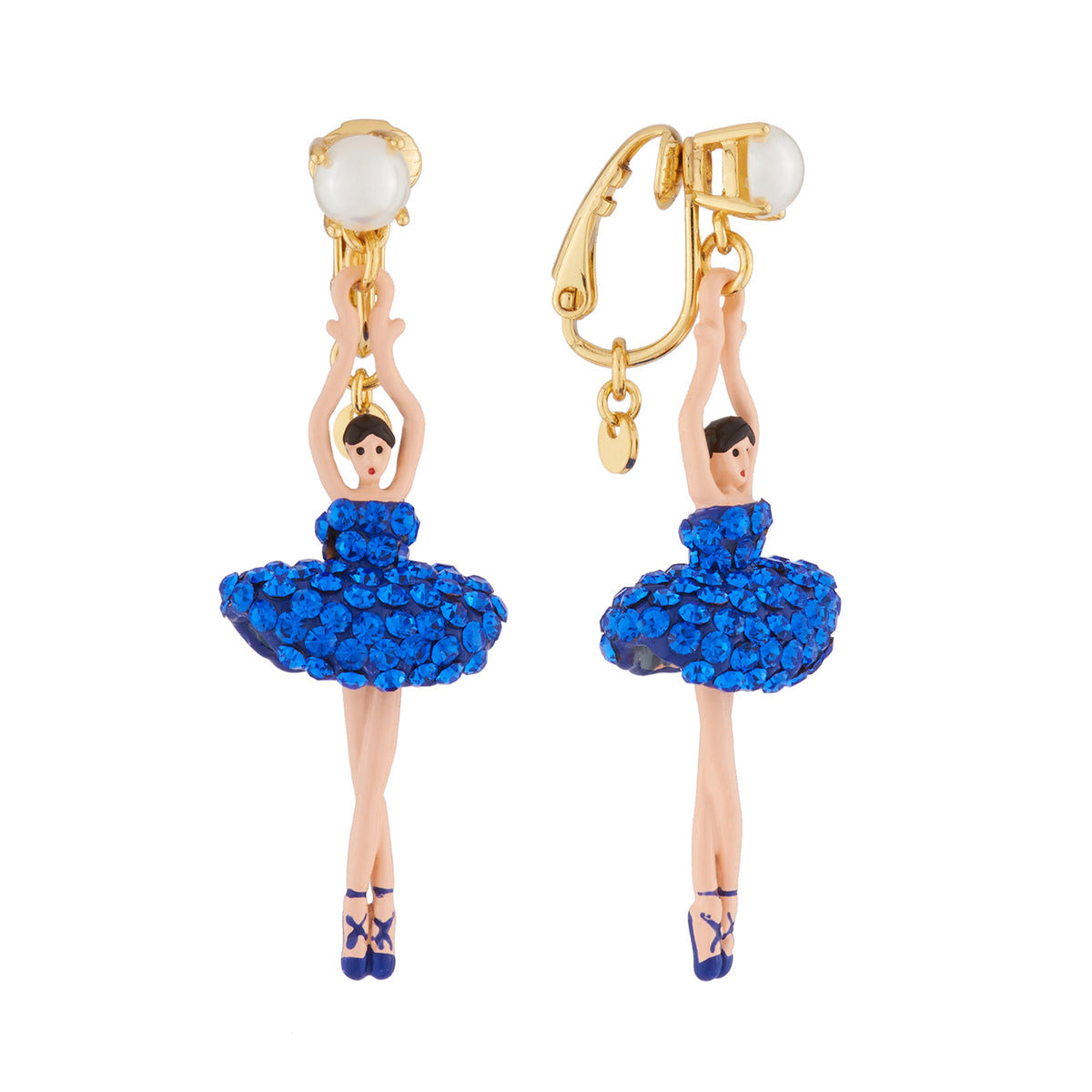 Pas de Deux Lux Sapphire Earrings | AJDDL115C/1