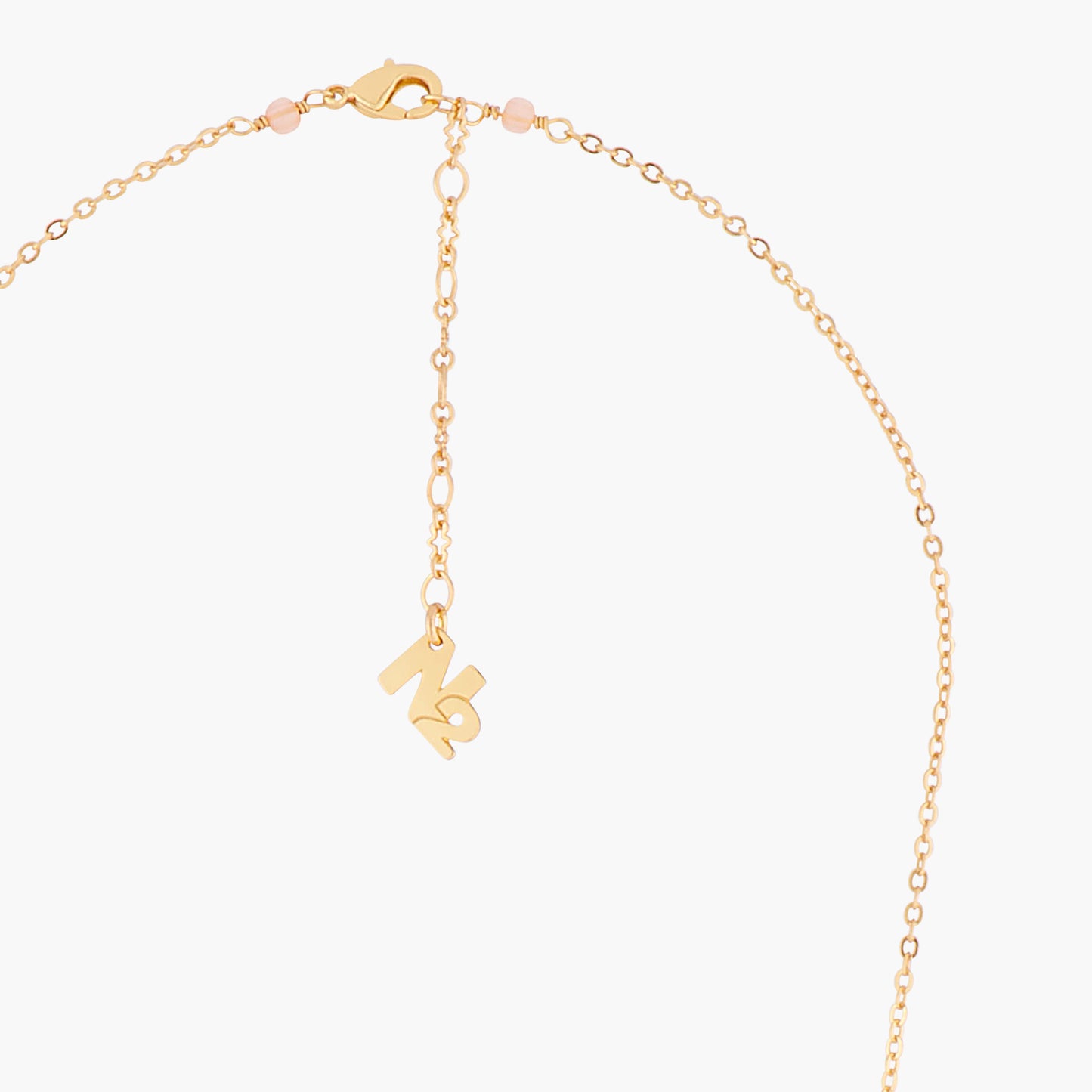 Exotic Fuchsia Flowers Long Necklace