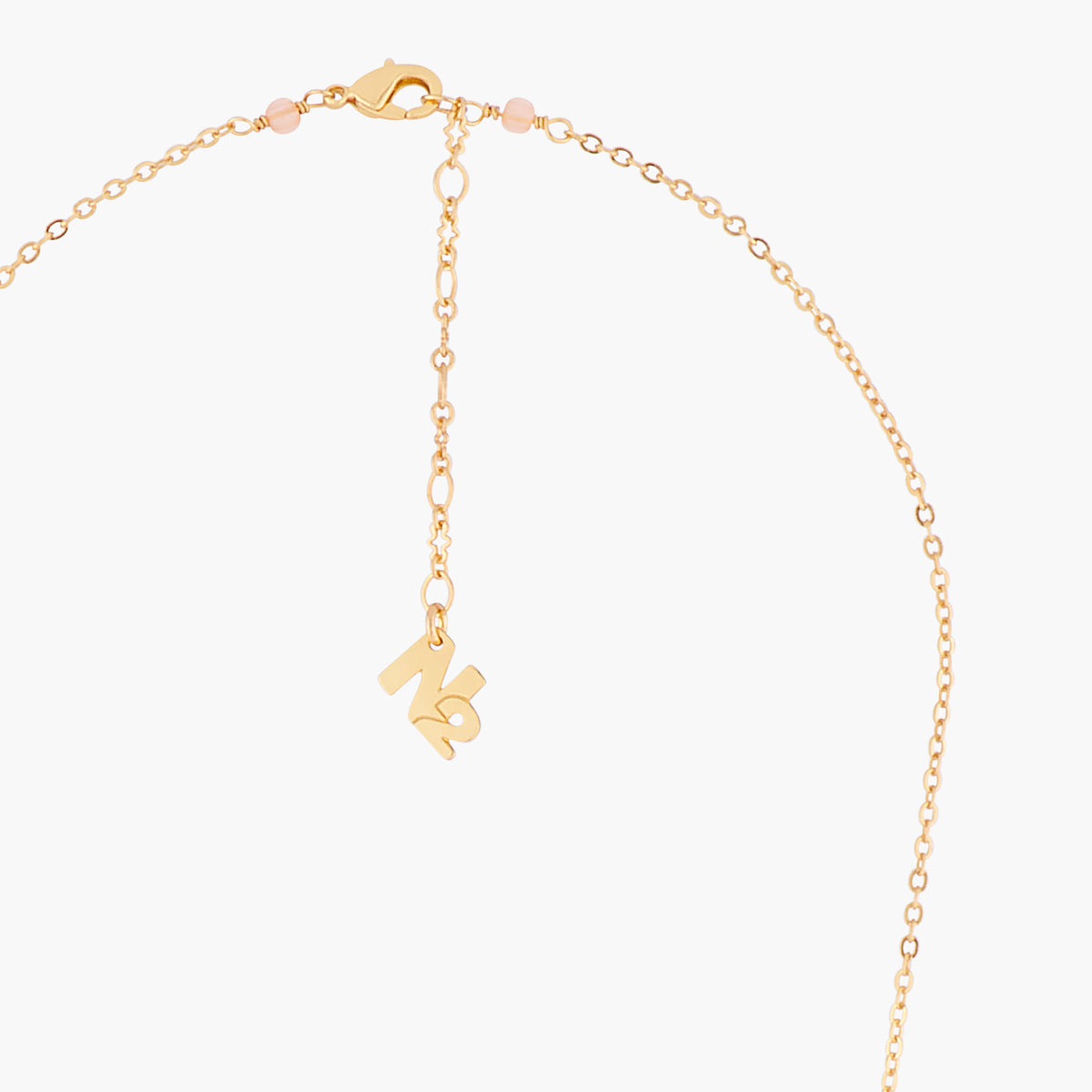 Exotic Fuchsia Flowers Long Necklace | ALBE3021