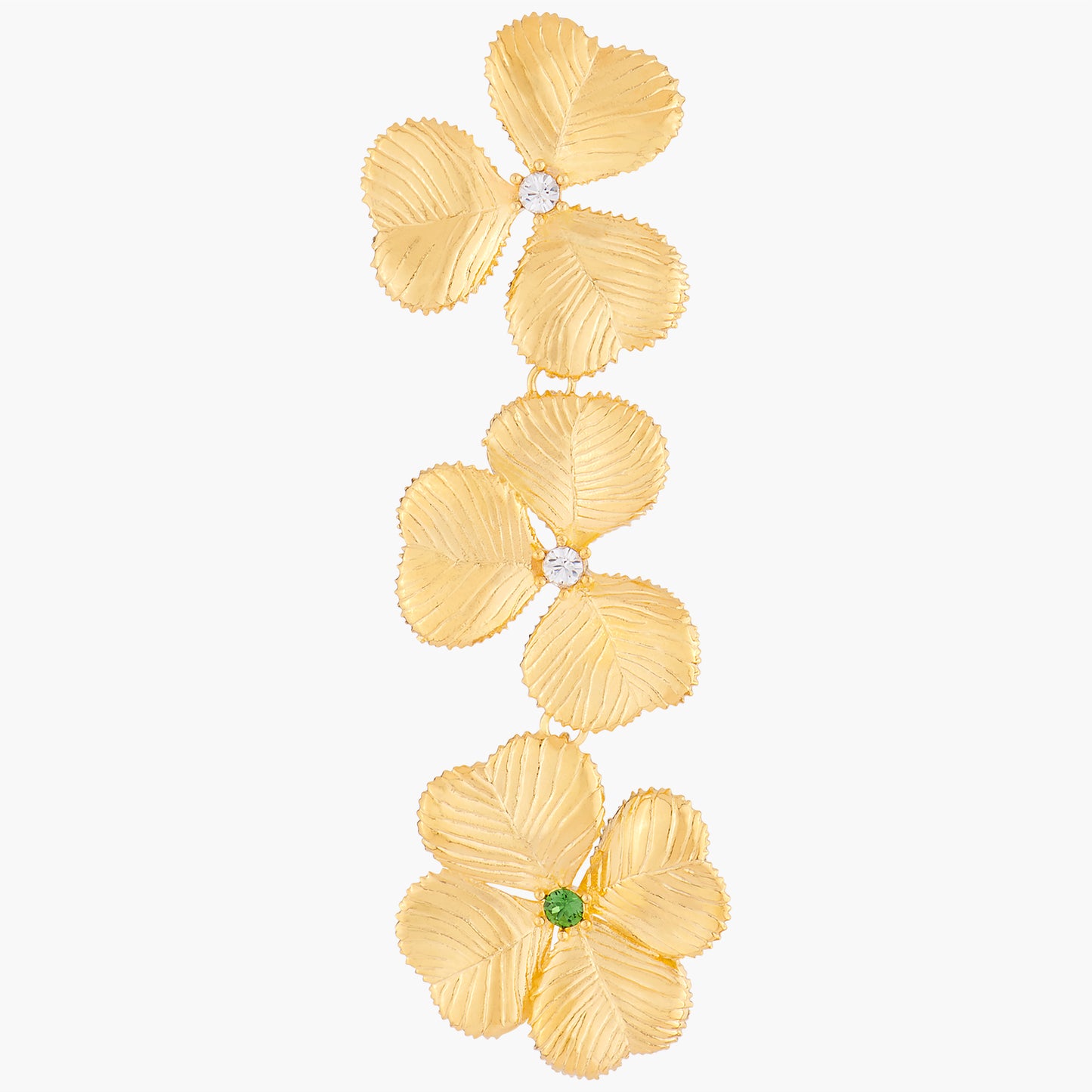 Clovers And Crystals Earrings | Alfc101T/1