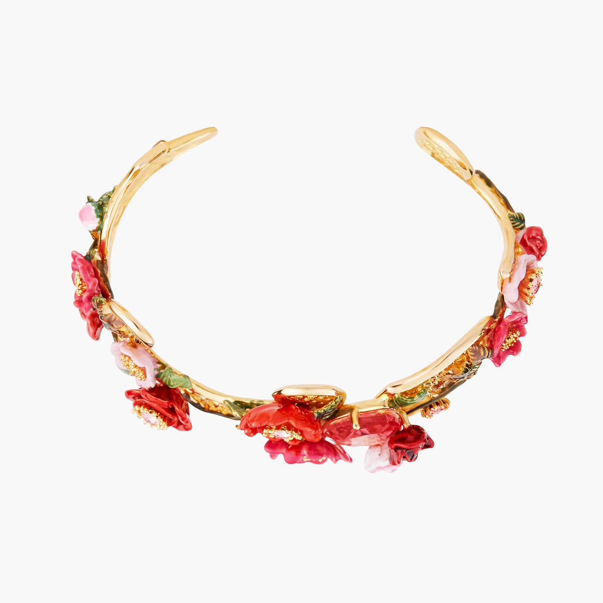 Antique And Wild Roses Bangle Bracelet | AMAR2011