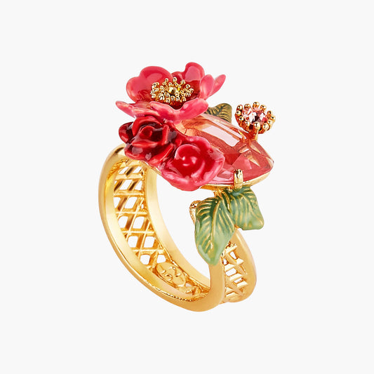Antique And Wild Roses Cocktail Rings | AMAR605/11