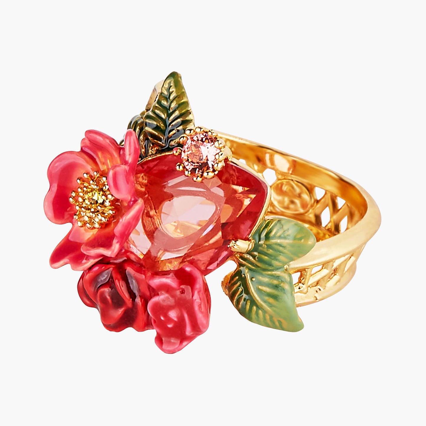 Antique And Wild Roses Cocktail Rings | AMAR605/11