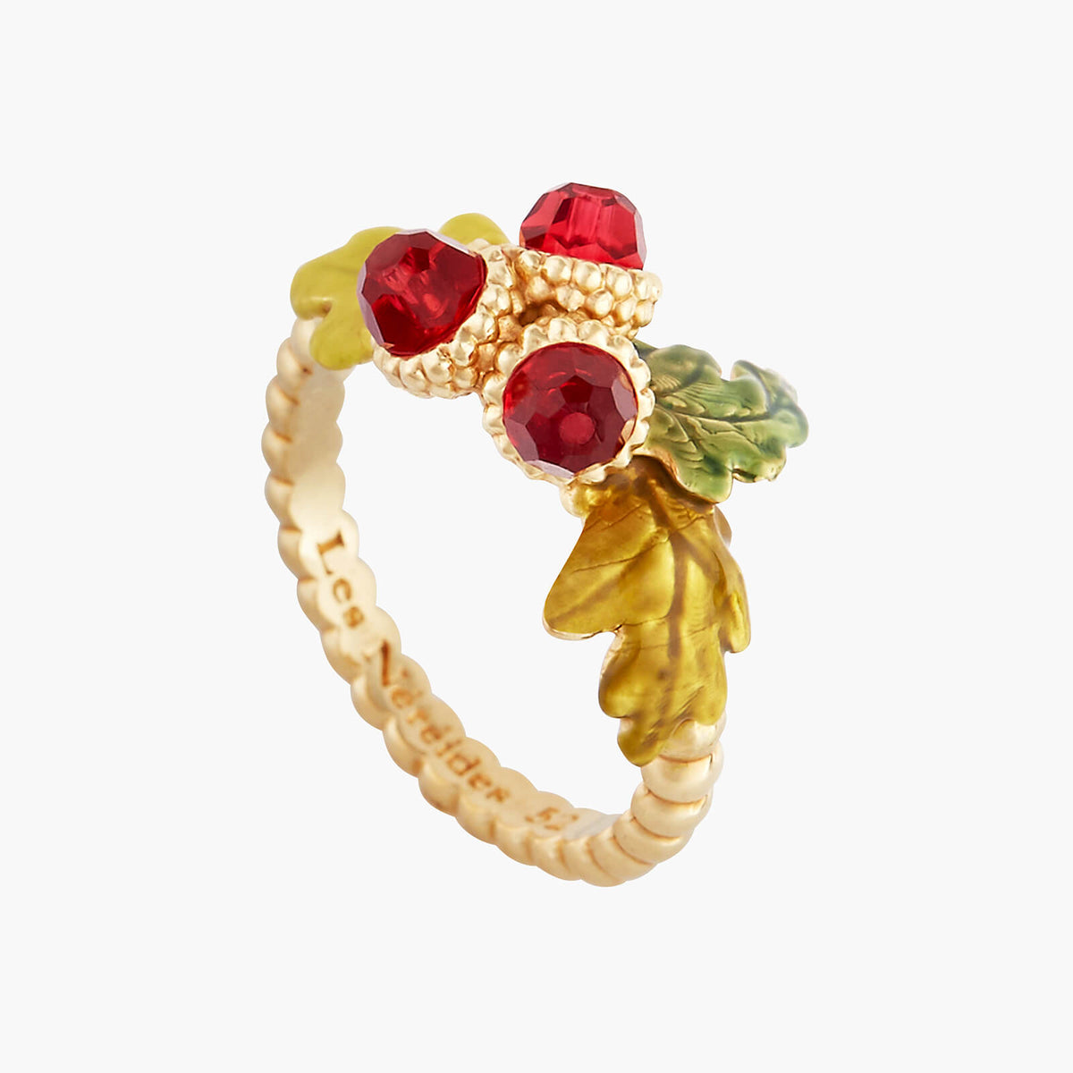 Acorn And Oak Tree Leaves Thin Rings | AMEF6031