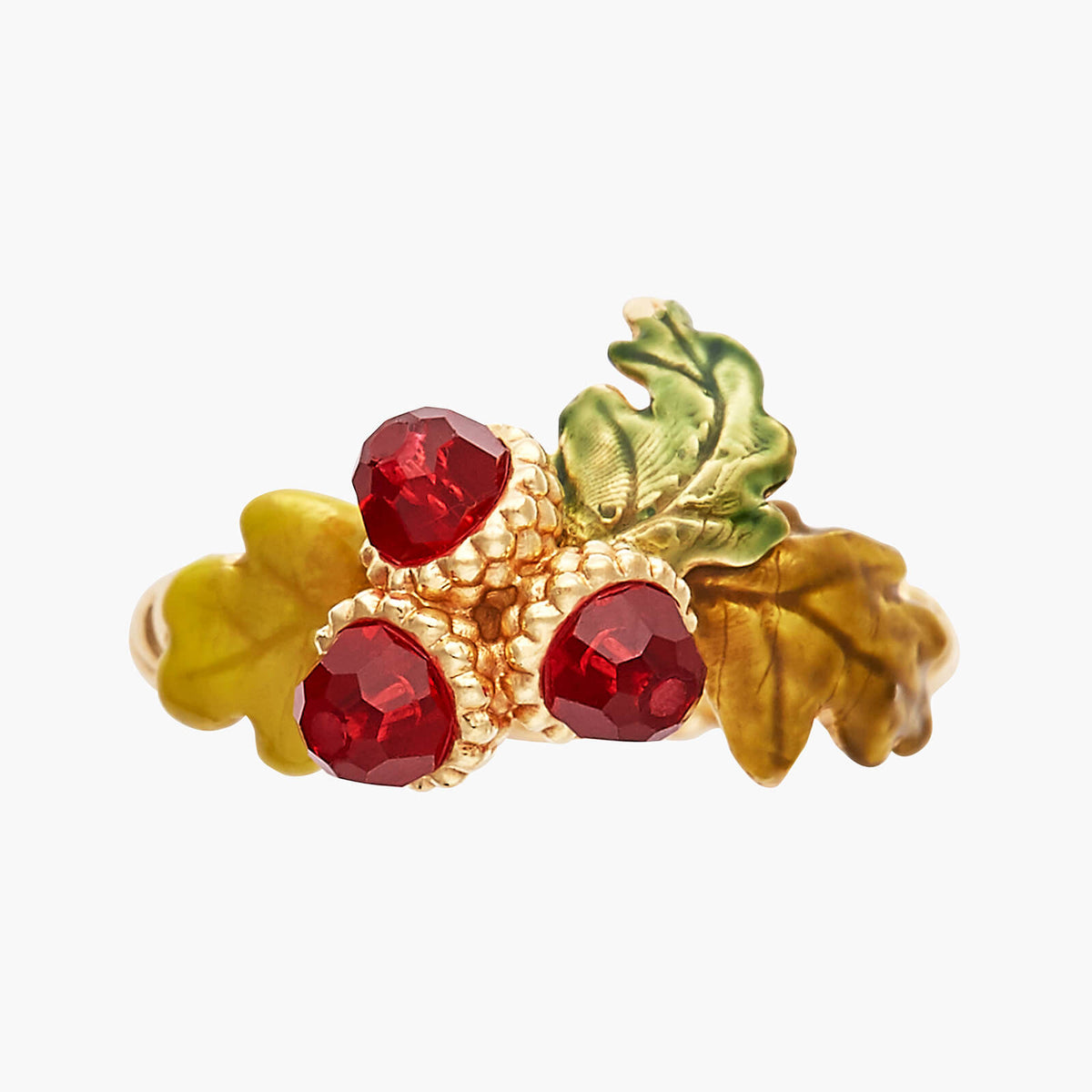 Acorn And Oak Tree Leaves Thin Rings | AMEF6031