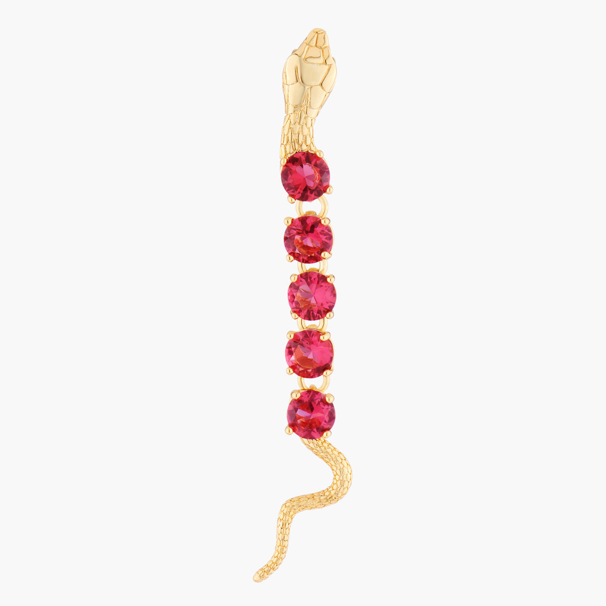 5 Stones Serpentine Earrings | AMLS1011