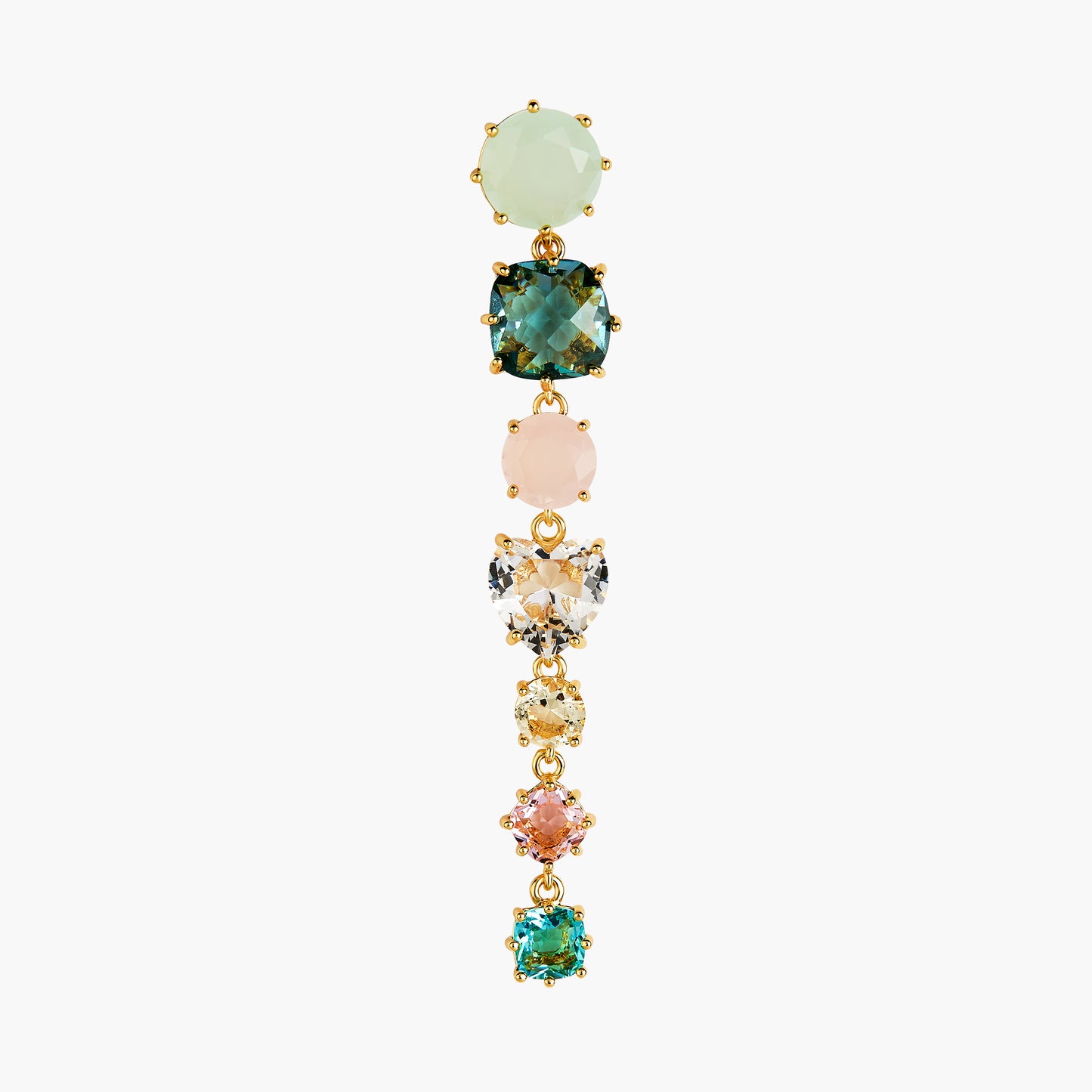 La Diamantine Acqua Azzurra 7 Stones Earrings | ANLD121/1