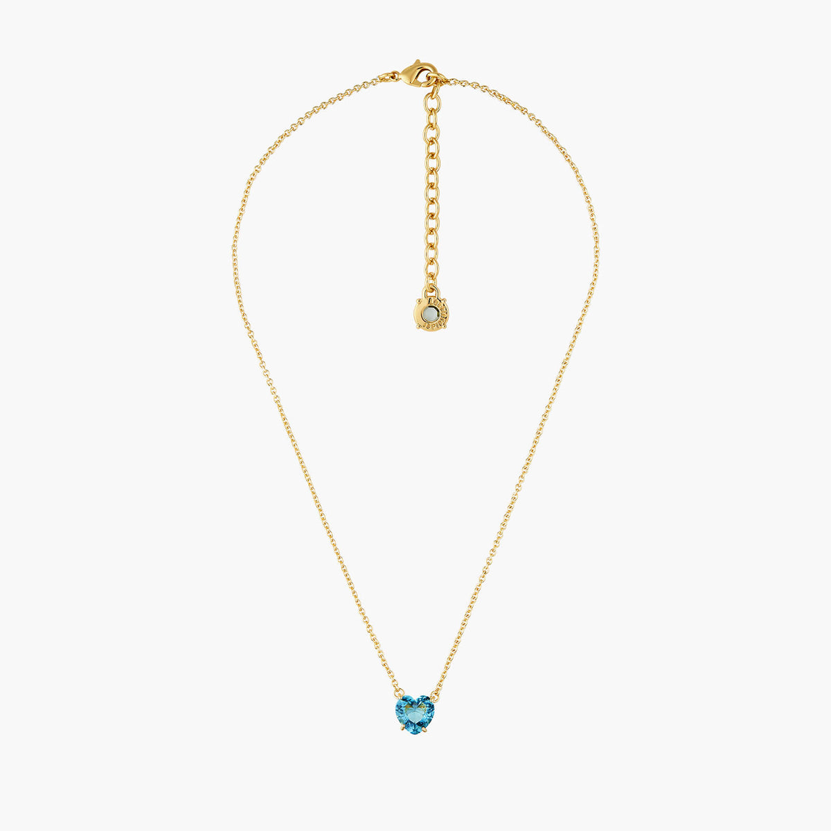 La Diamantine Acqua Azzurra Hearthstone Pendant Necklace | ANLD3531