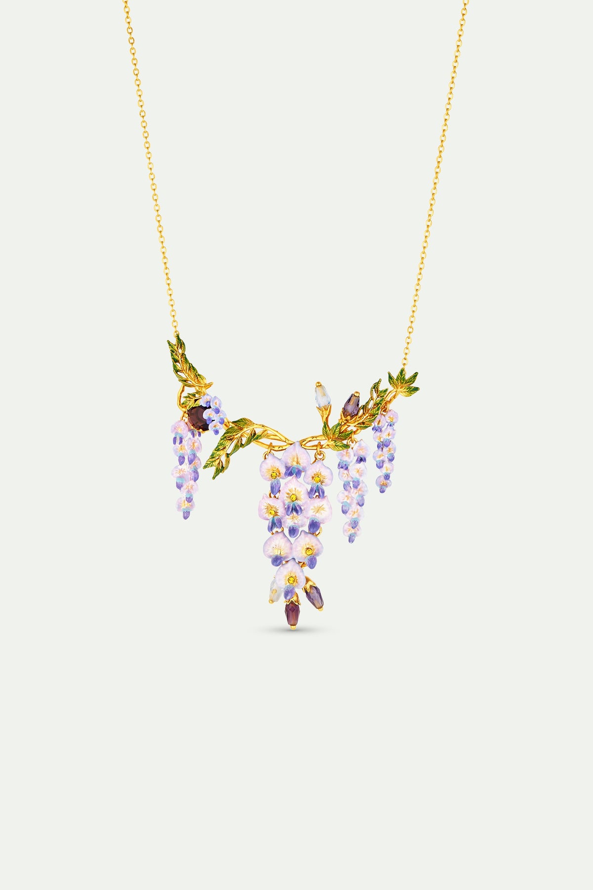 Shaded By Flowers Statement Necklace | ANOF3011