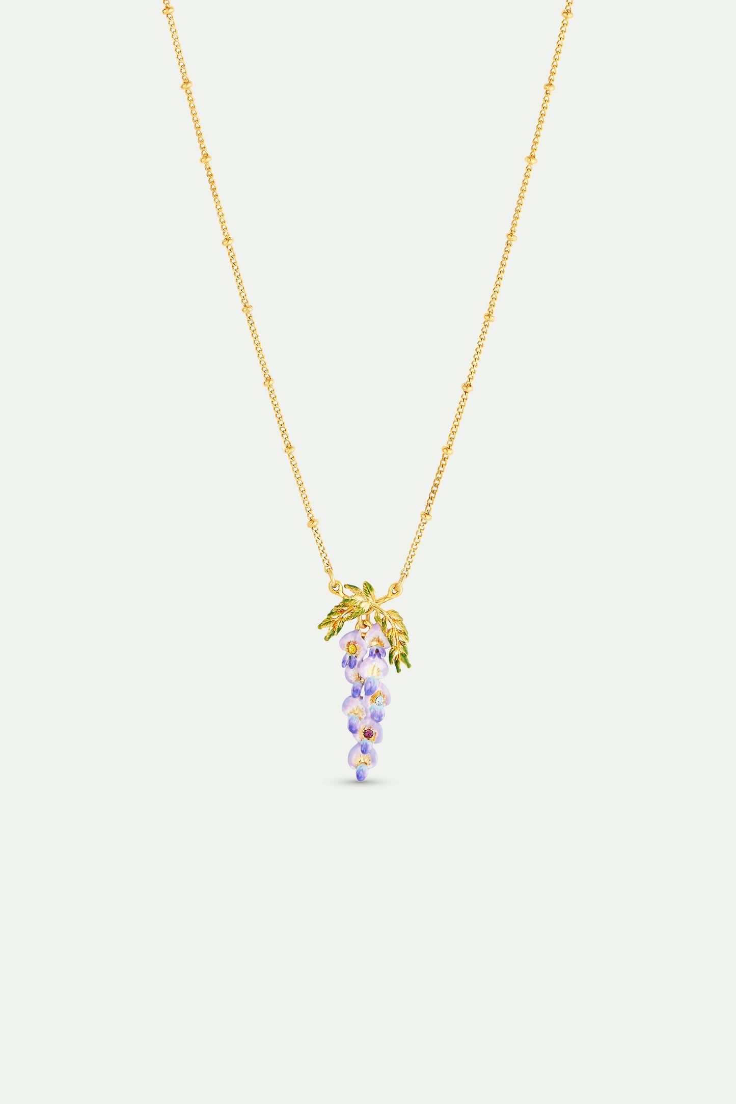 Wisteria And Foliage Necklace | ANOF3031