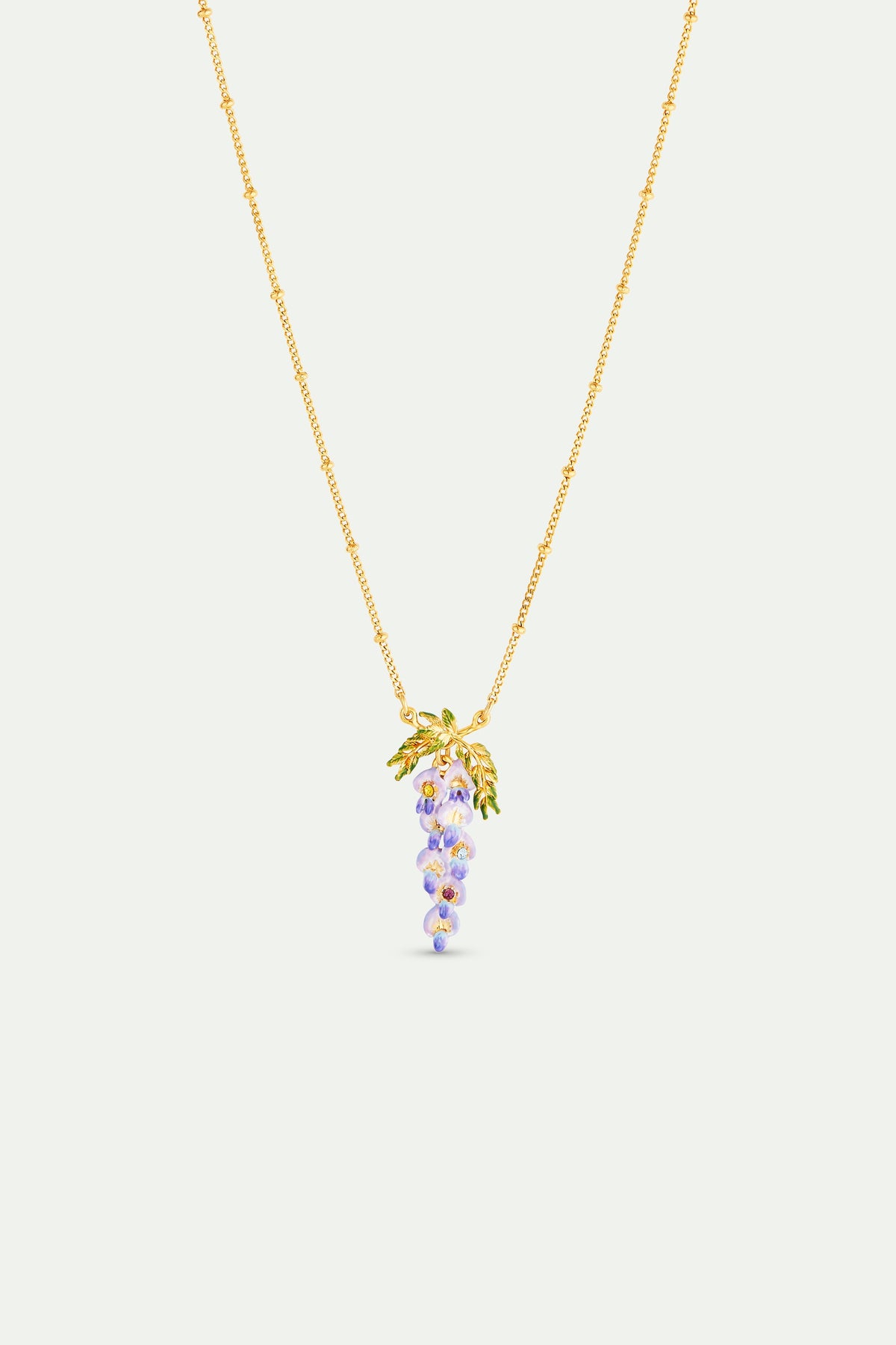 Wisteria And Foliage Necklace | ANOF3031
