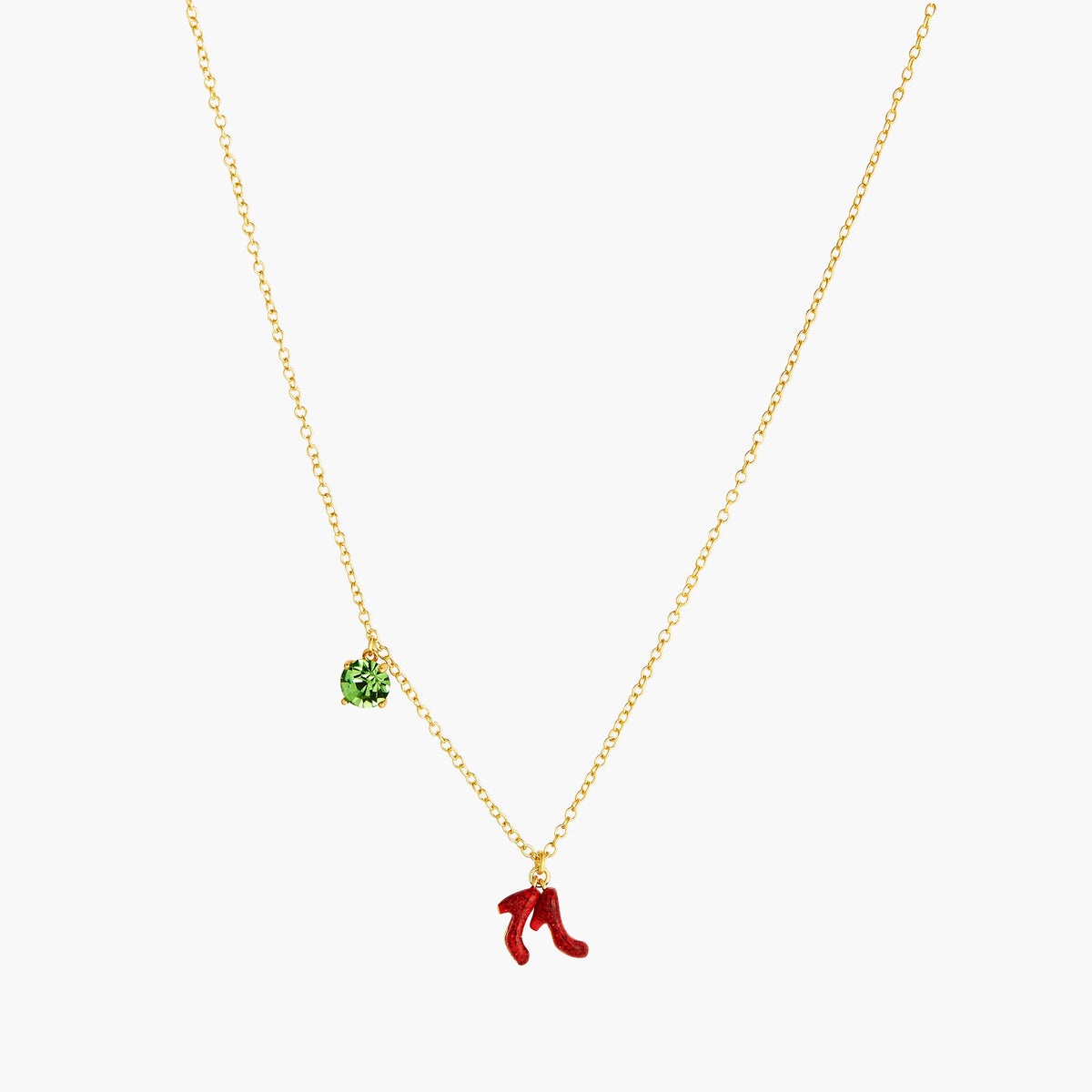 Theé Toto & Dorothy Faceted Crystal And Shoes Pendant Necklace | anoz3121