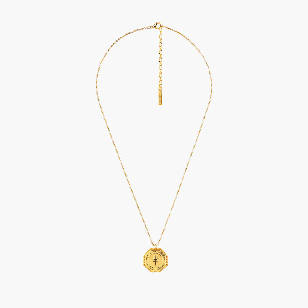 Ox Zodiac Sign Pendant Necklace | ANZA3021