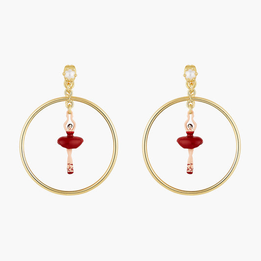 Mini Pas de Deux Rouge Earrings | AOMDD103/6