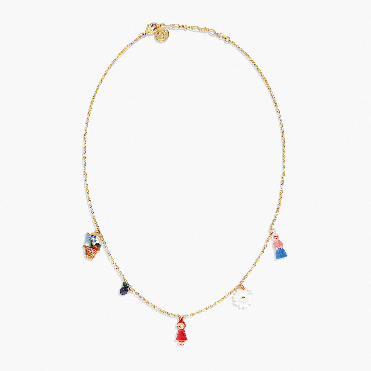 Little Red Riding Hood Picnic Pendant Necklace | APBB3111