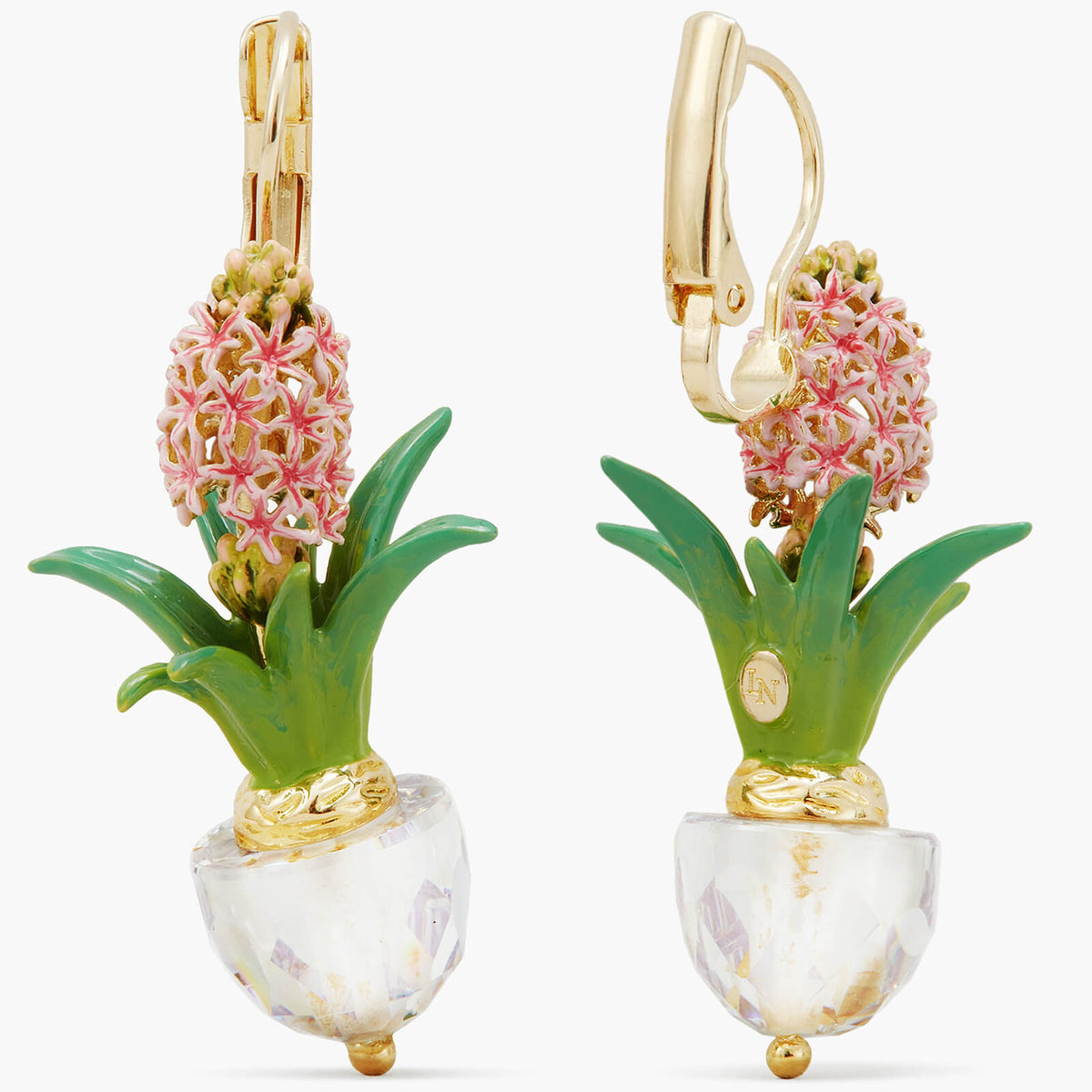 Hyacinth And Bead Earrings | APIP1031