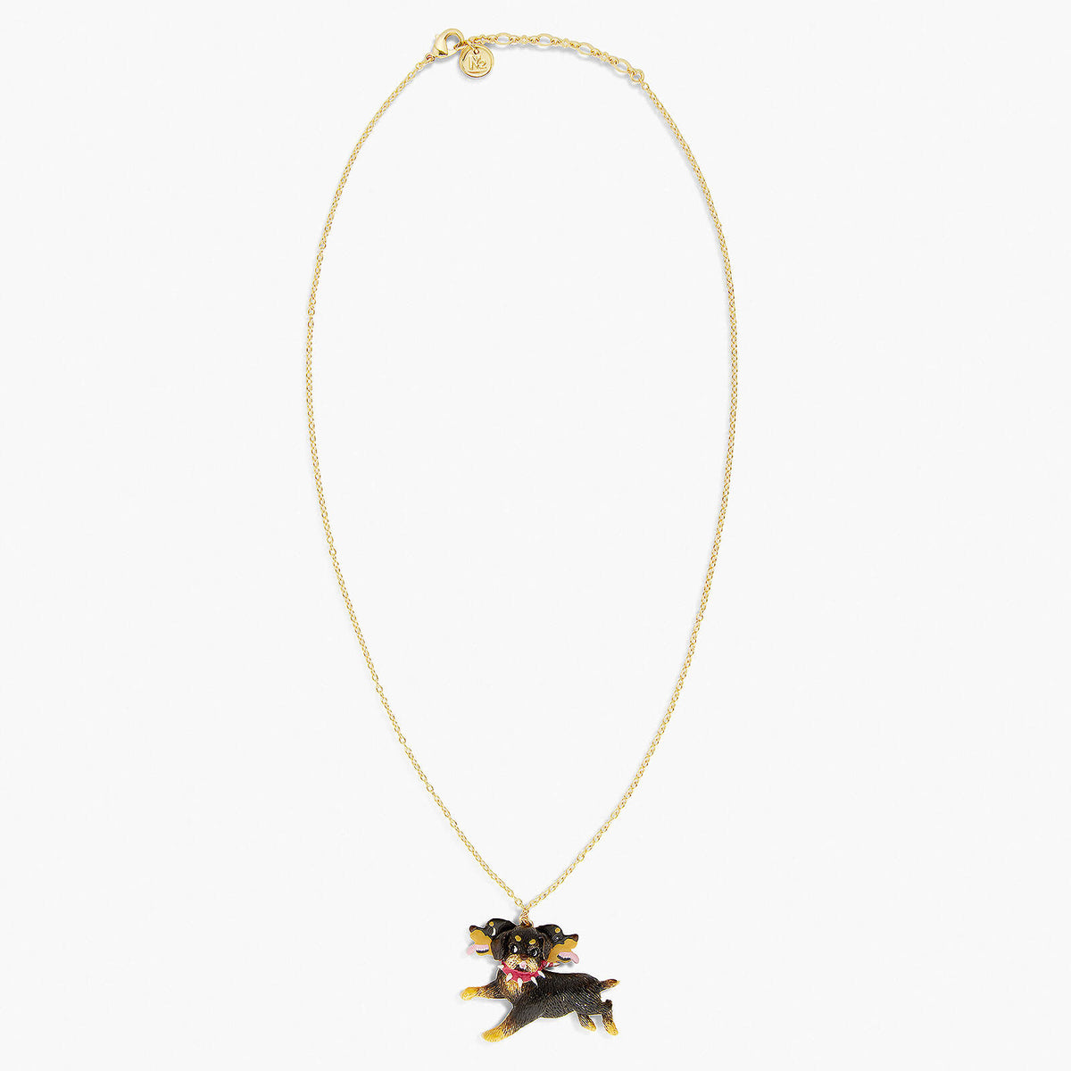Greek Mythology Three-Headed Dog Long Necklace | APPD3081