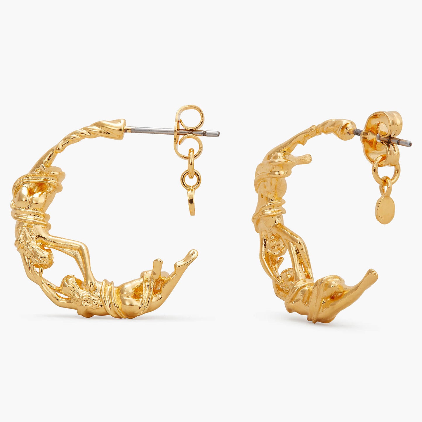 Gemini Astrological Sign Hoop Earrings