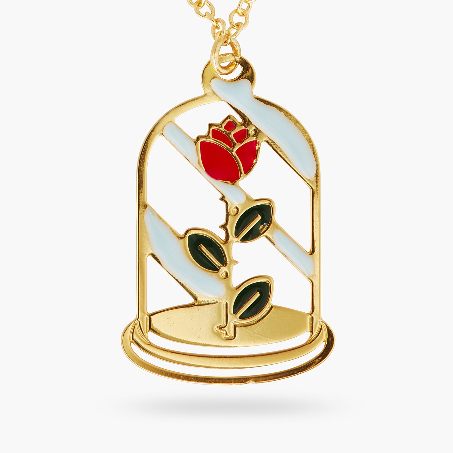 Enchanted Rose Pendant Necklace