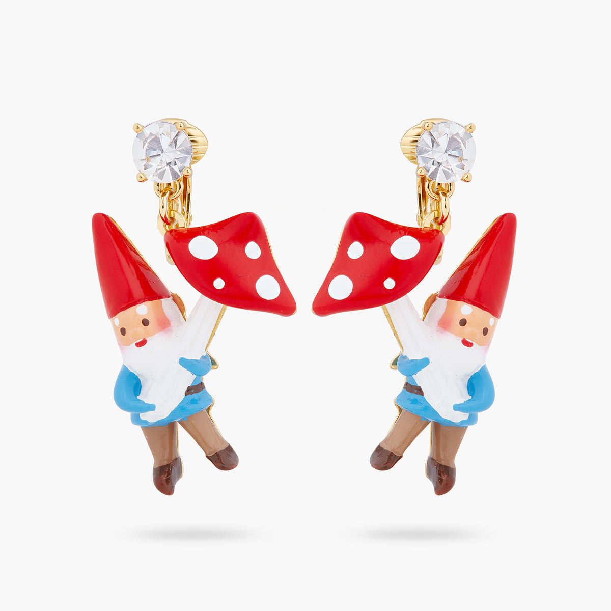 Garden Gnome And Mushroom Earrings | ARCP1091